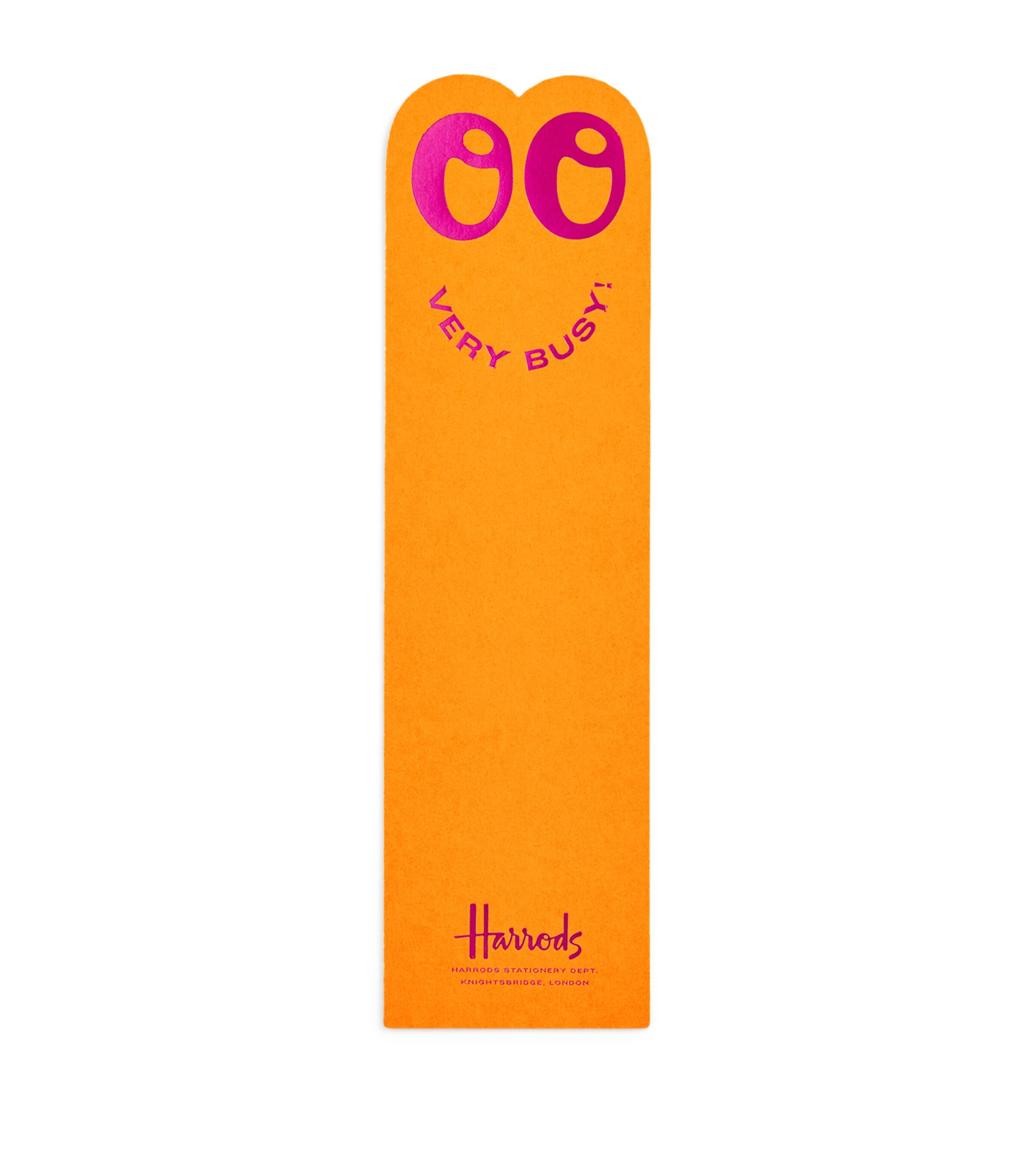 Harrods Logo Eyes Bookmark In Pink