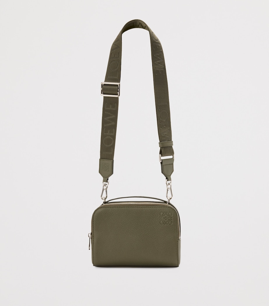 LOEWE Leather Essential Camera Bag Khaki Green Image 4