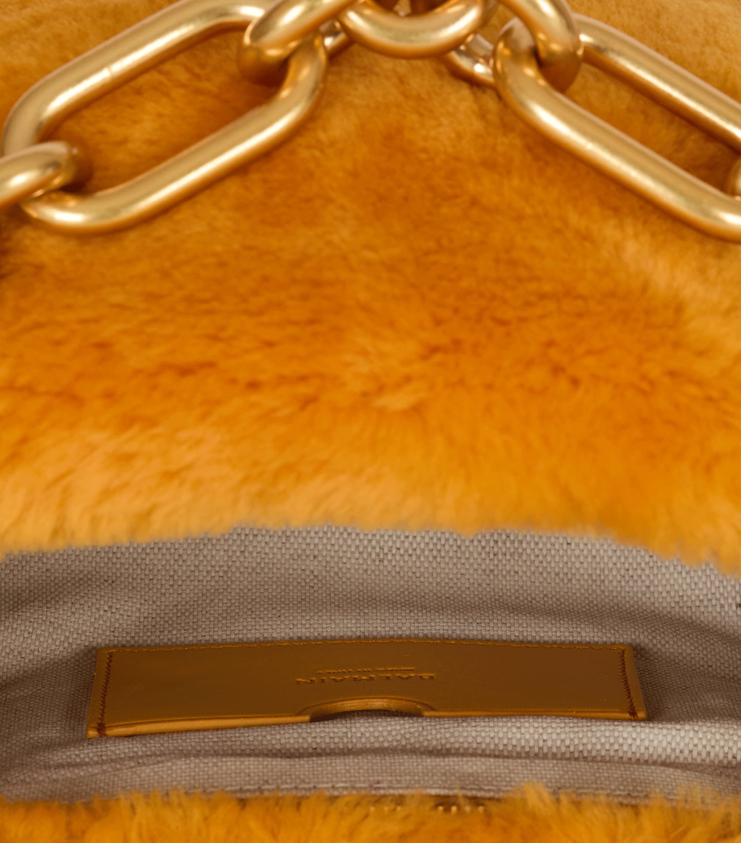 Medium Shearling Sync Shoulder Bag 1GF MUSTARD Image 4