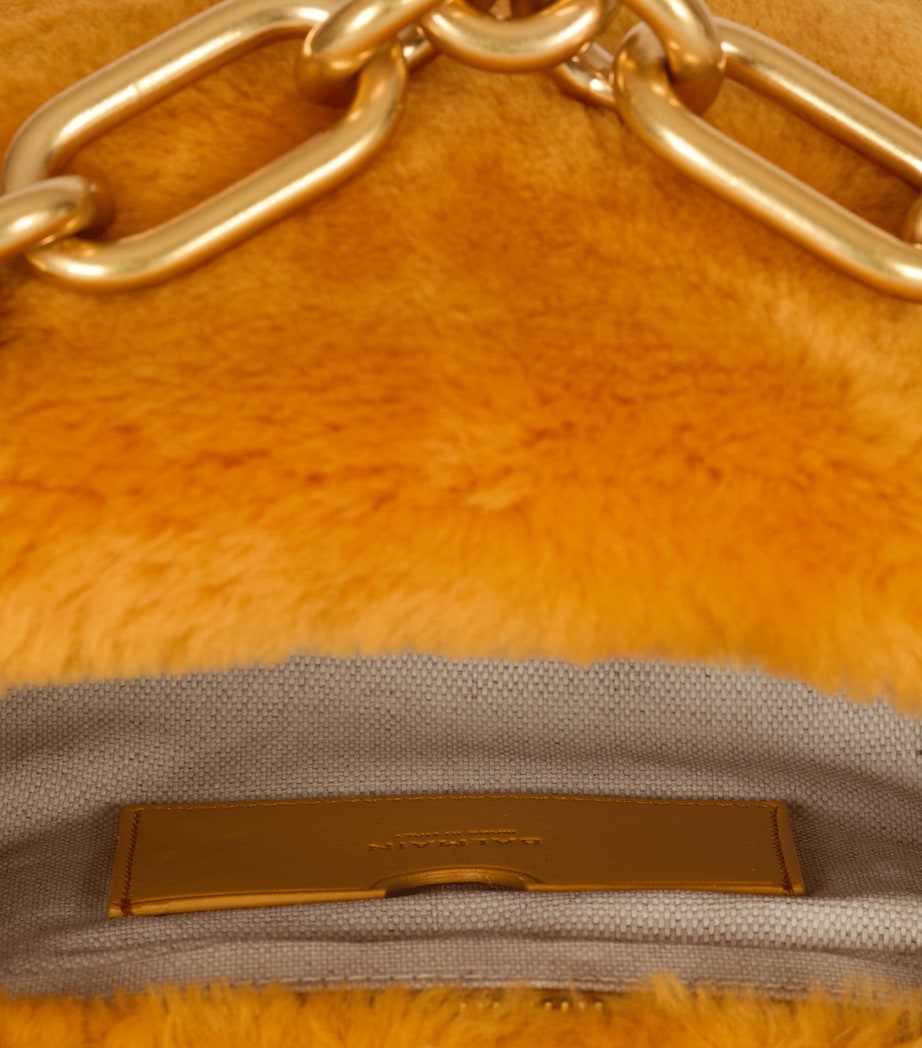 Medium Shearling Sync Shoulder Bag 1GF MUSTARD Image 4