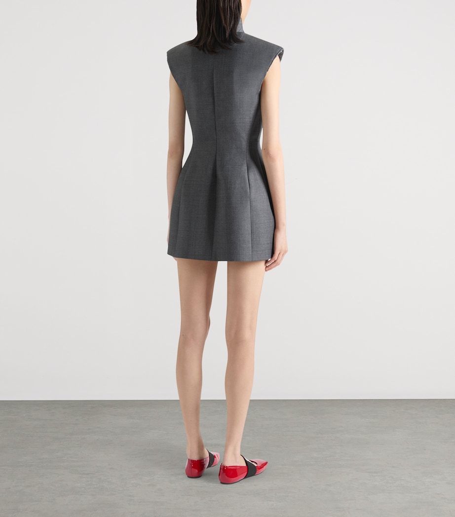 Wool Mini Dress GREY MIX Image 3
