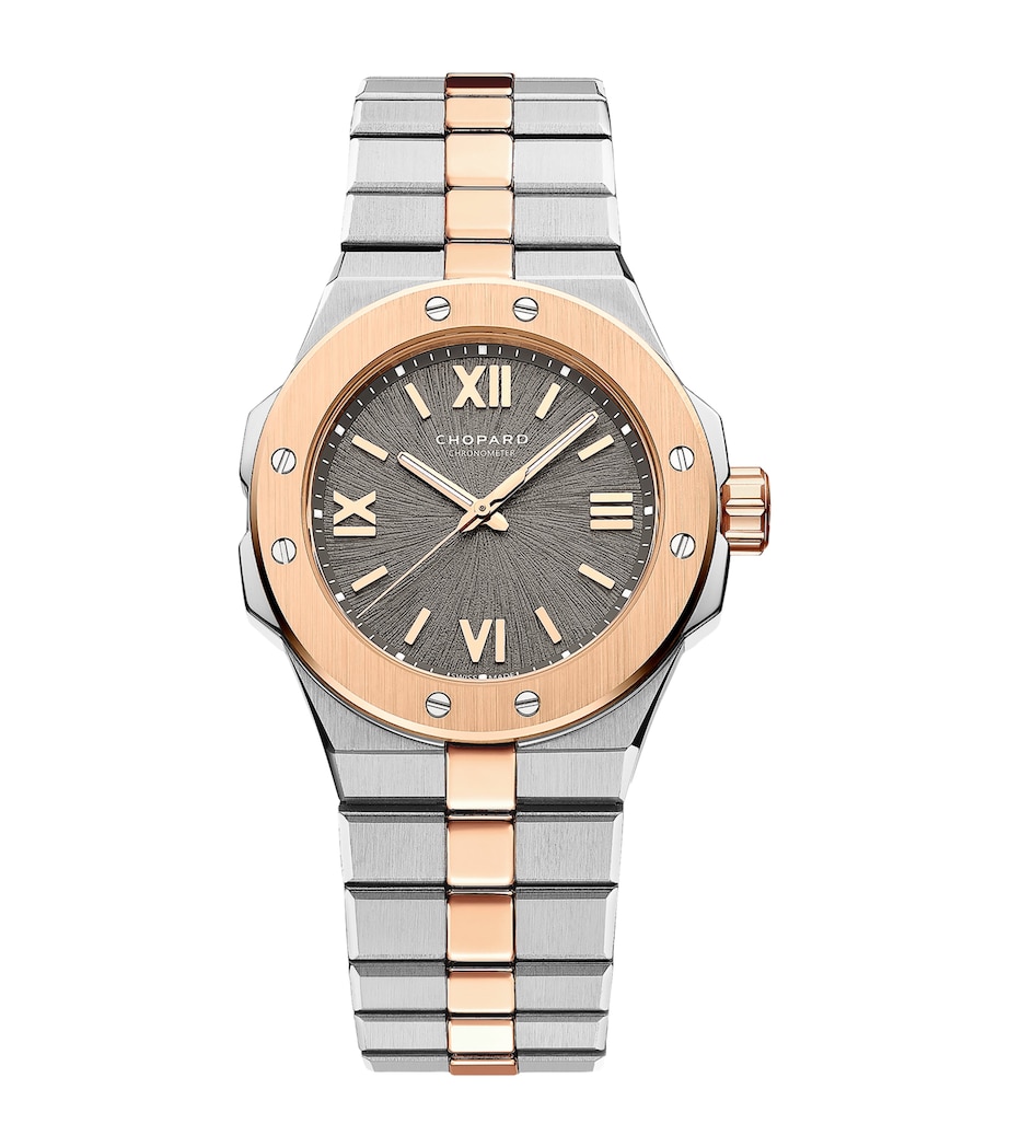 Chopard Rose Gold and Stainless Steel Alpine Eagle Watch 33mm Rose Gold/stainless Image 1