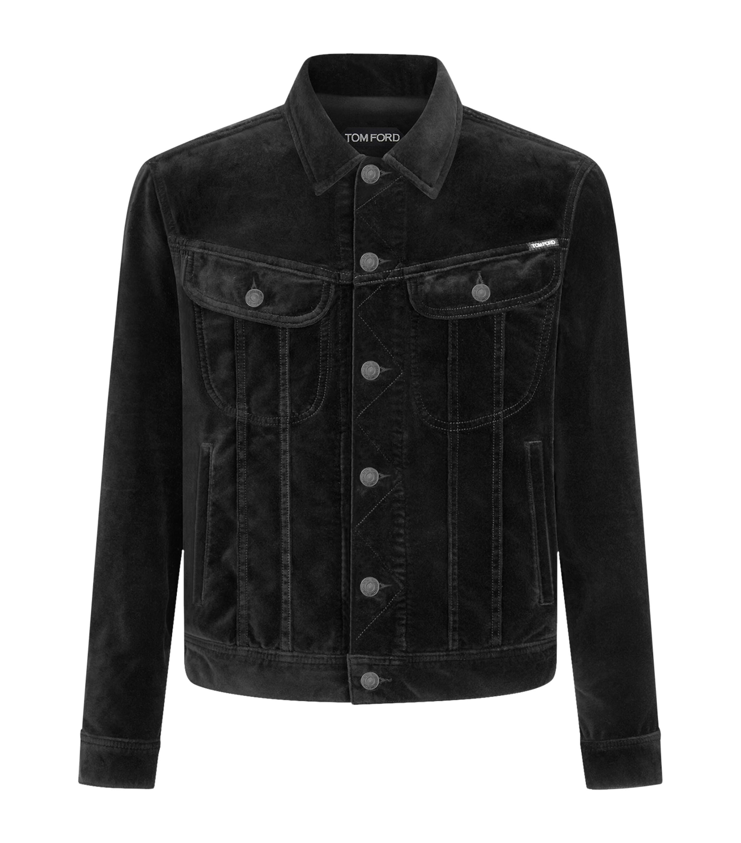 Tom Ford Denim Jacket In Black