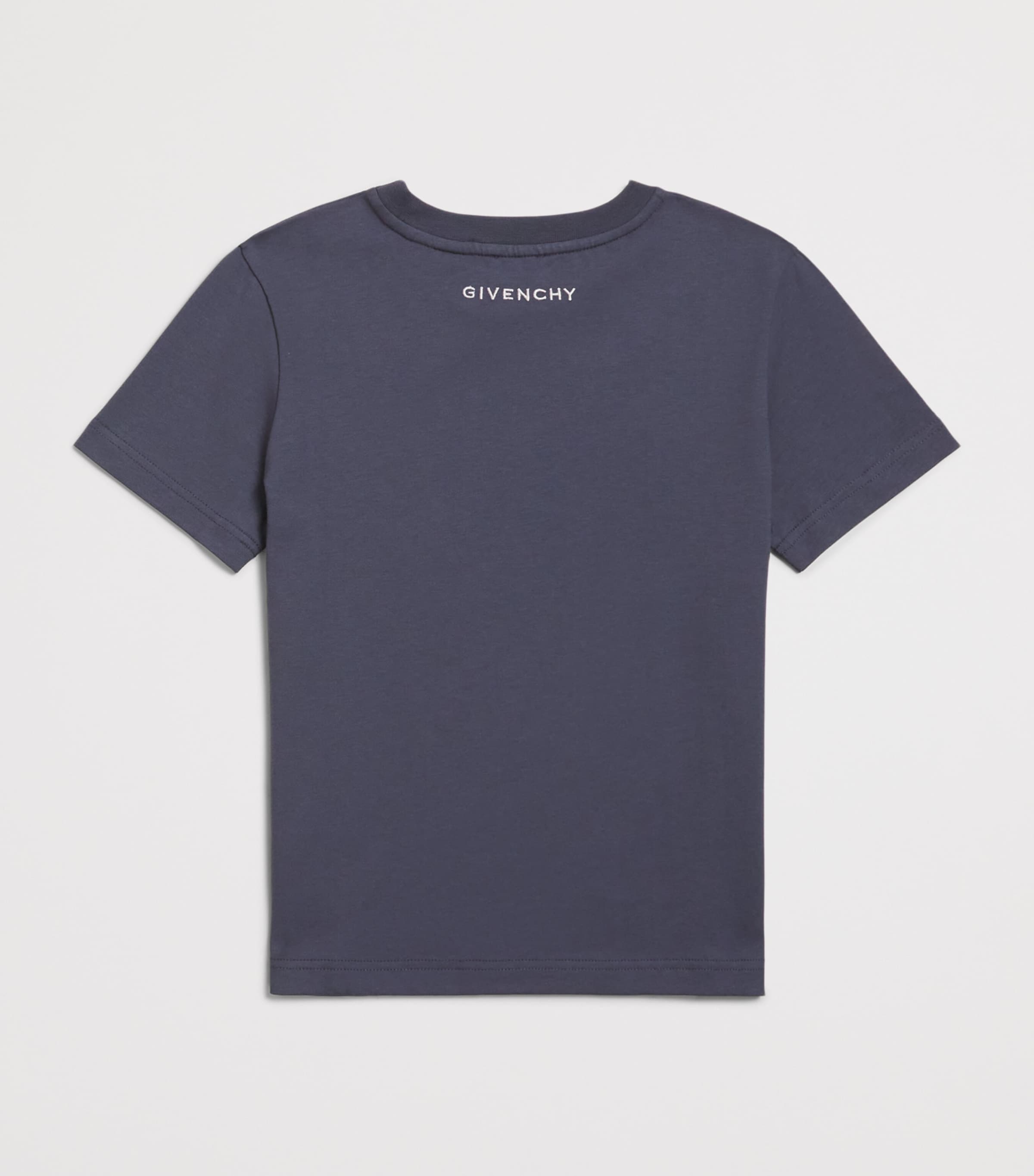 Givenchy Kids Organic Cotton Graphic T-Shirt (4-12+ Years) Grey Image 2
