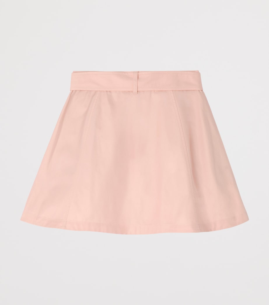 Burberry Kids Cotton Trench Skirt (14 Years) Archive Pink Image 2