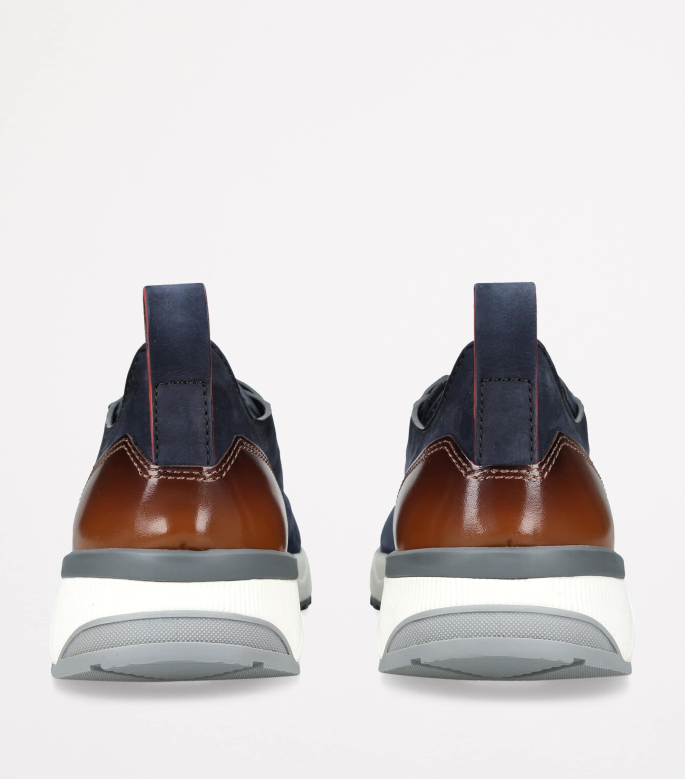 Nubuck Leather Innova Sneakers NAVY Image 2