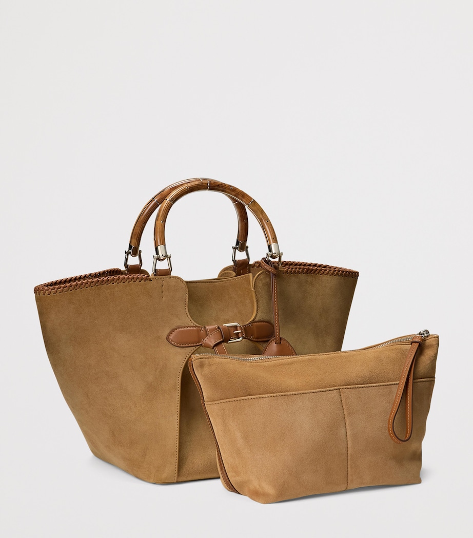 Suede The Ralph Tote Bag DARK TAN Image 2