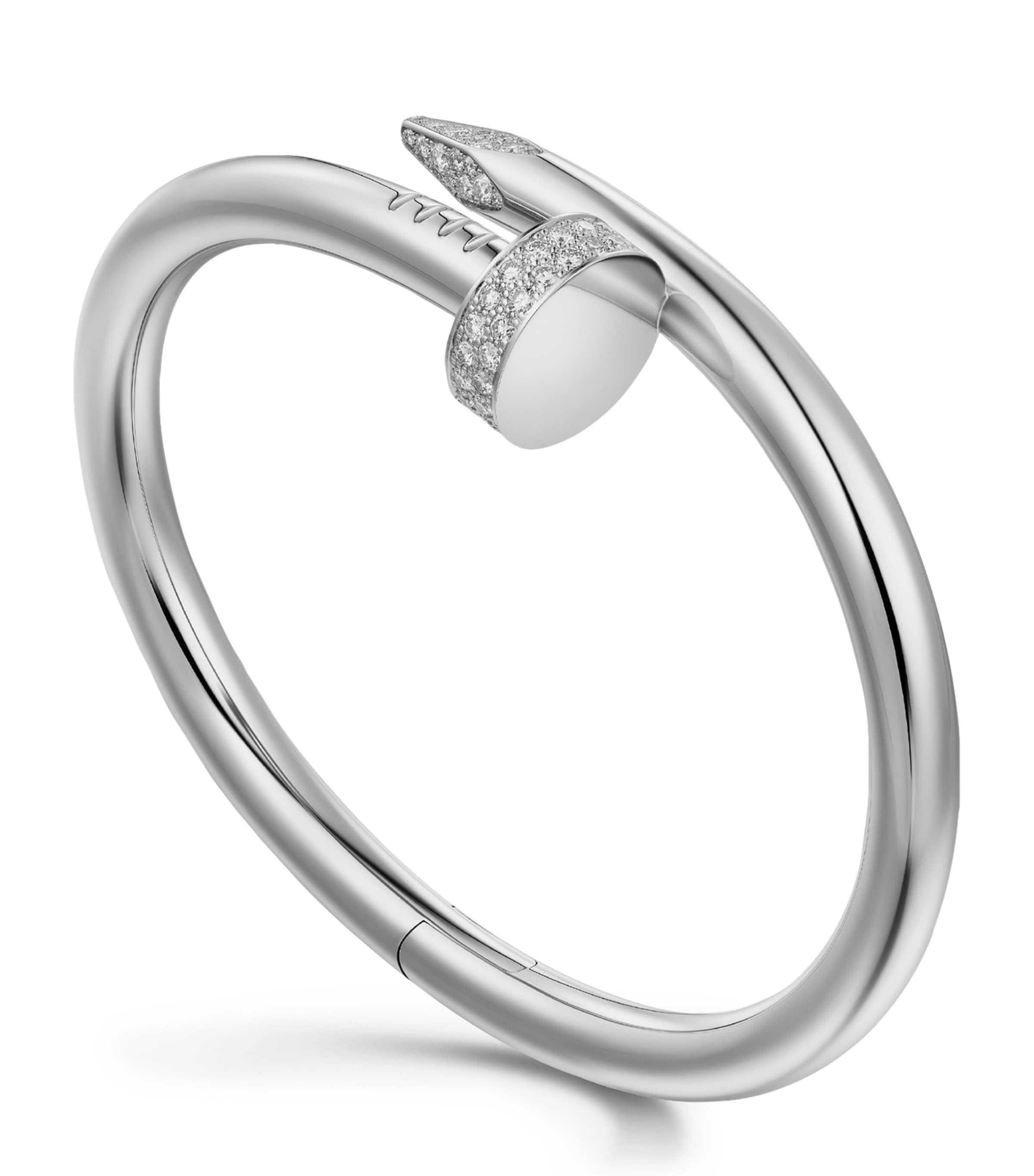 Cartier White Gold and Diamond Juste un Clou Bracelet White Gold Image 1