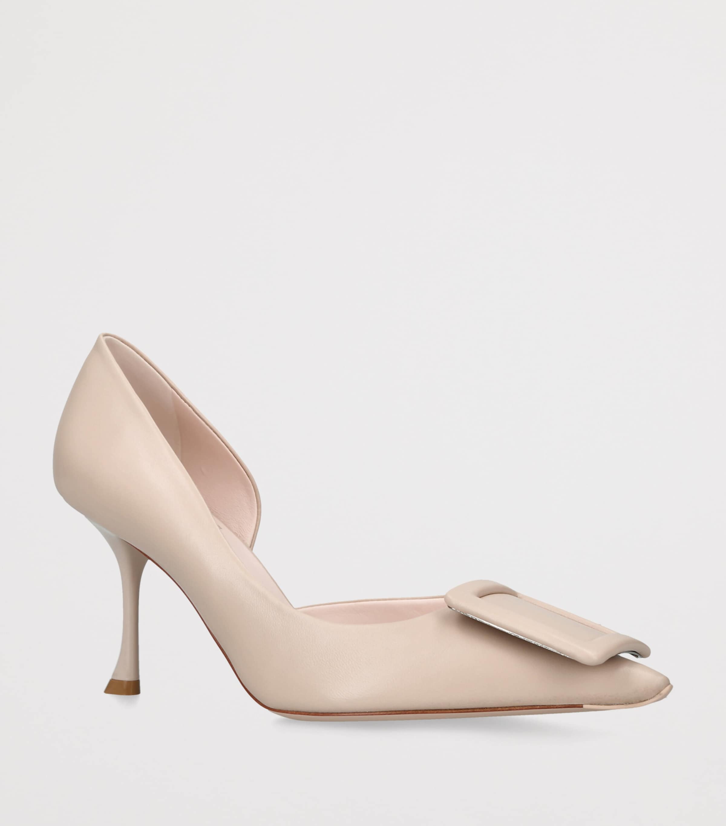 Roger Vivier Womens Viv In The City Pumps 85 Pale Pink Image 2