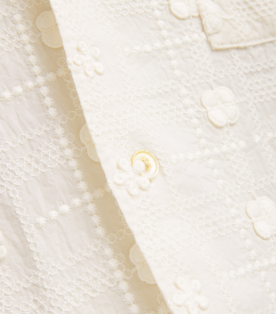 Embroidered Ben Shirt IVORY 016 Image 5