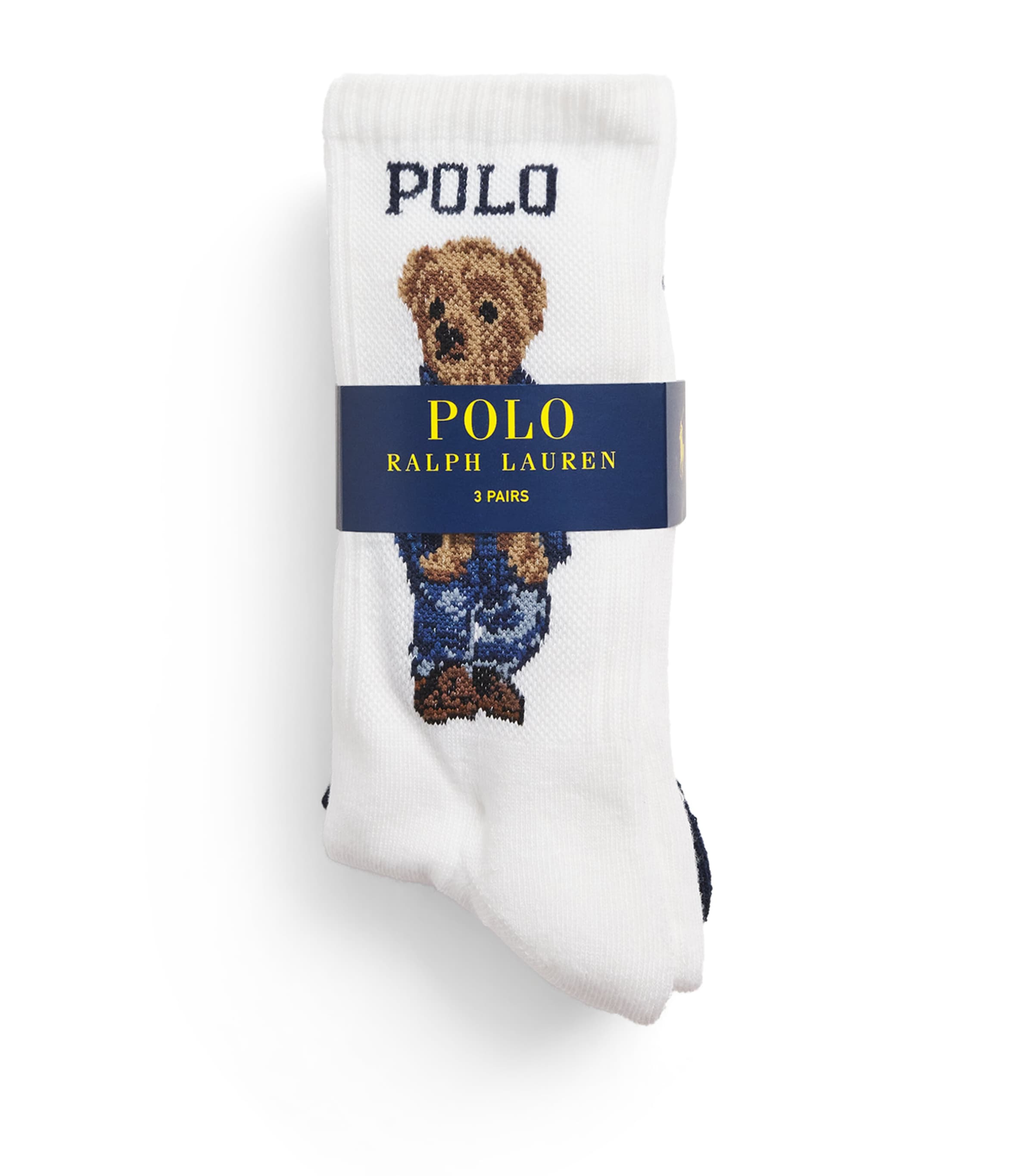 Polo Ralph Lauren Polo Bear And Polo Pony Socks In White