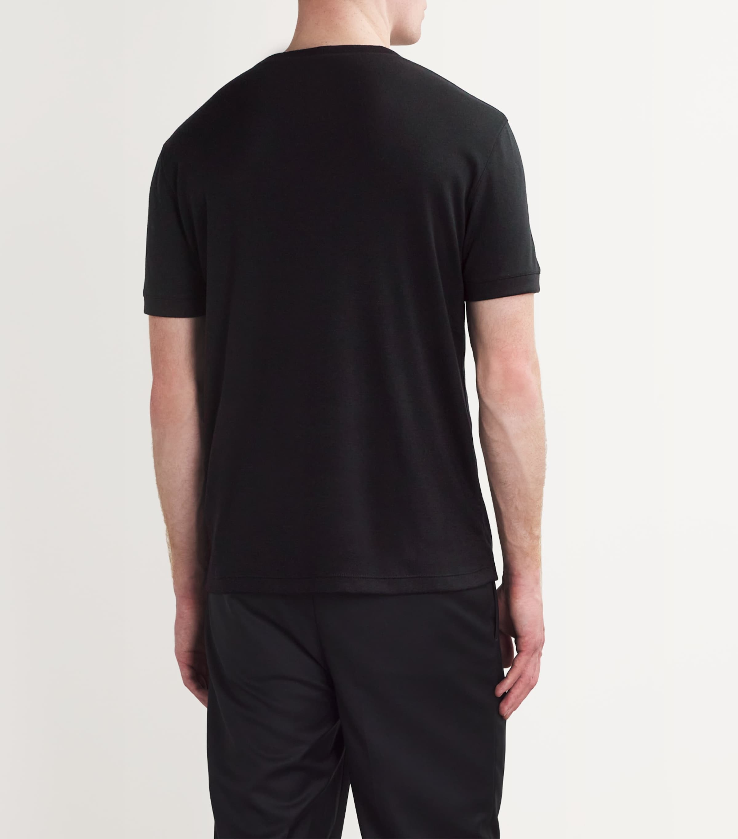 Cashmere Short-Sleeve Sweater UC99 Image 4