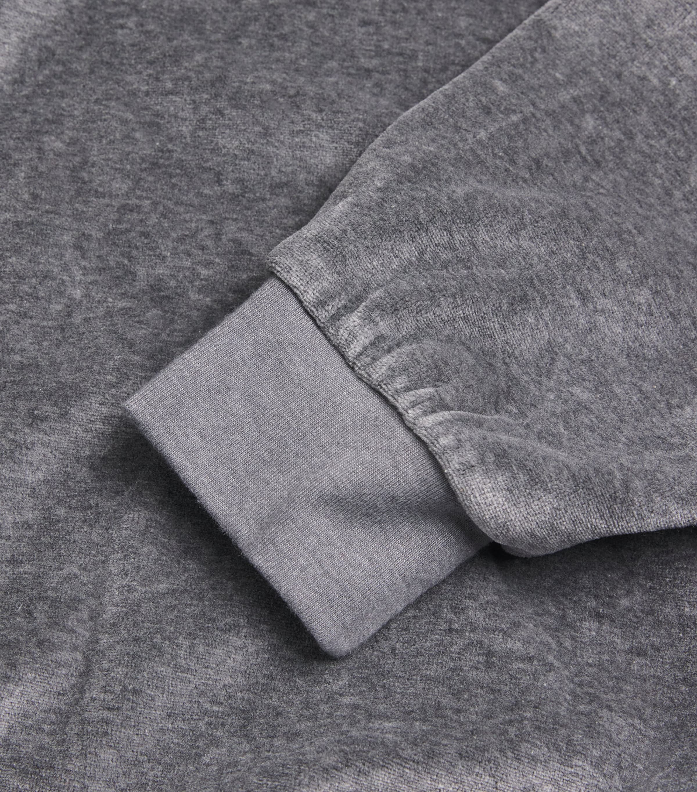 Suzie Kondi Womens Cotton-Blend Samos Sweatshirt Charcoal Heather Image 5
