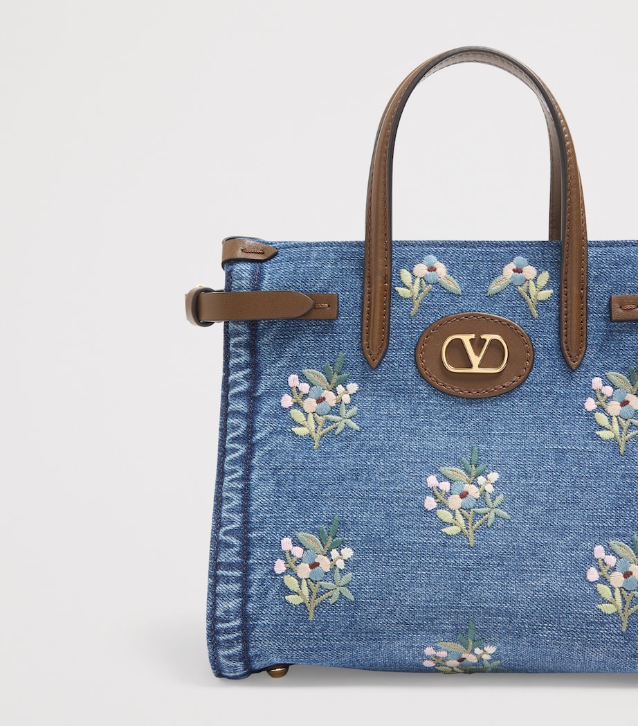 Valentino Garavani Small Embroidered Antibes Top-Handle Bag Axm Image 6