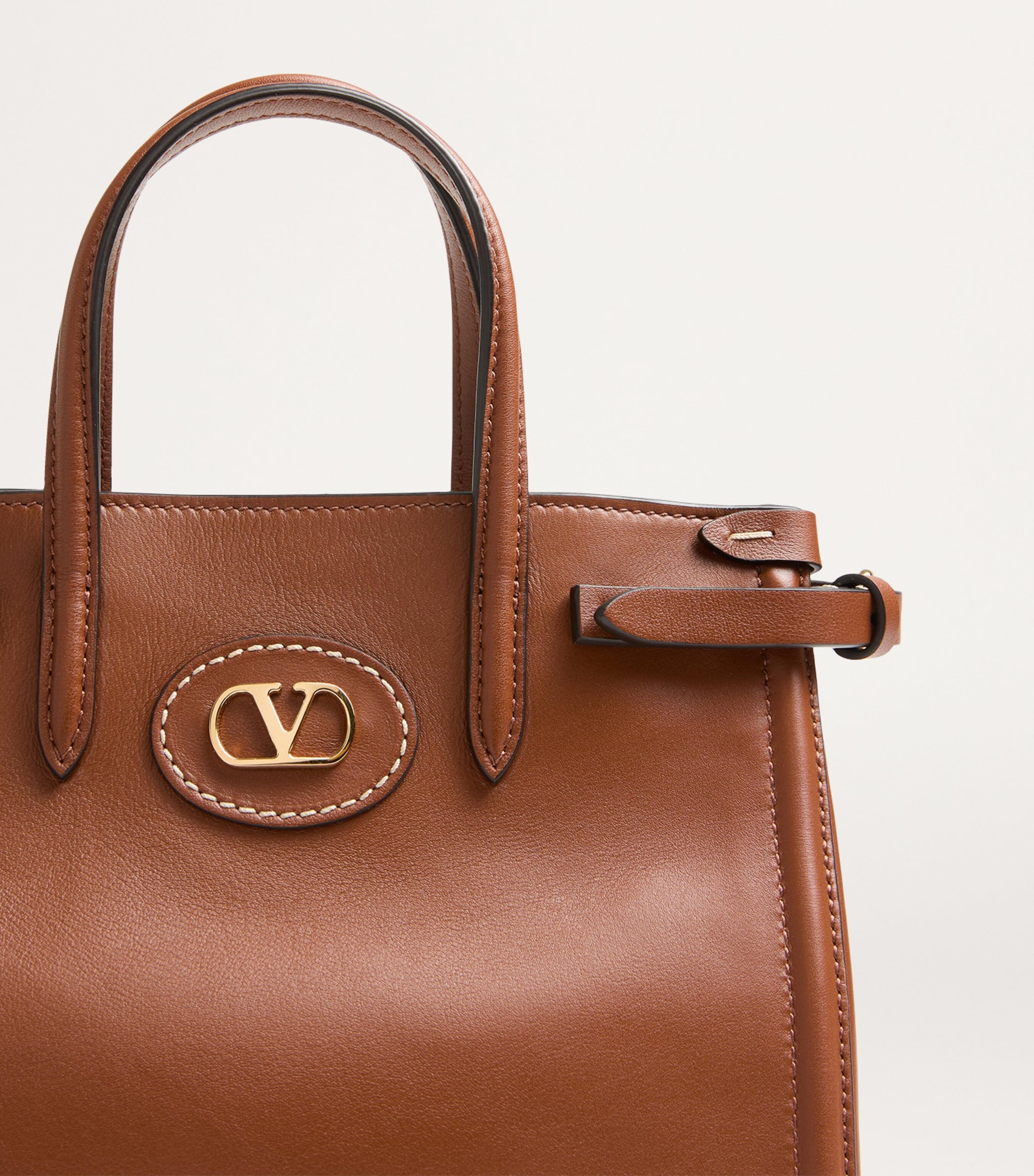 Small Leather Antibes Top-Handle Bag N58 Image 8