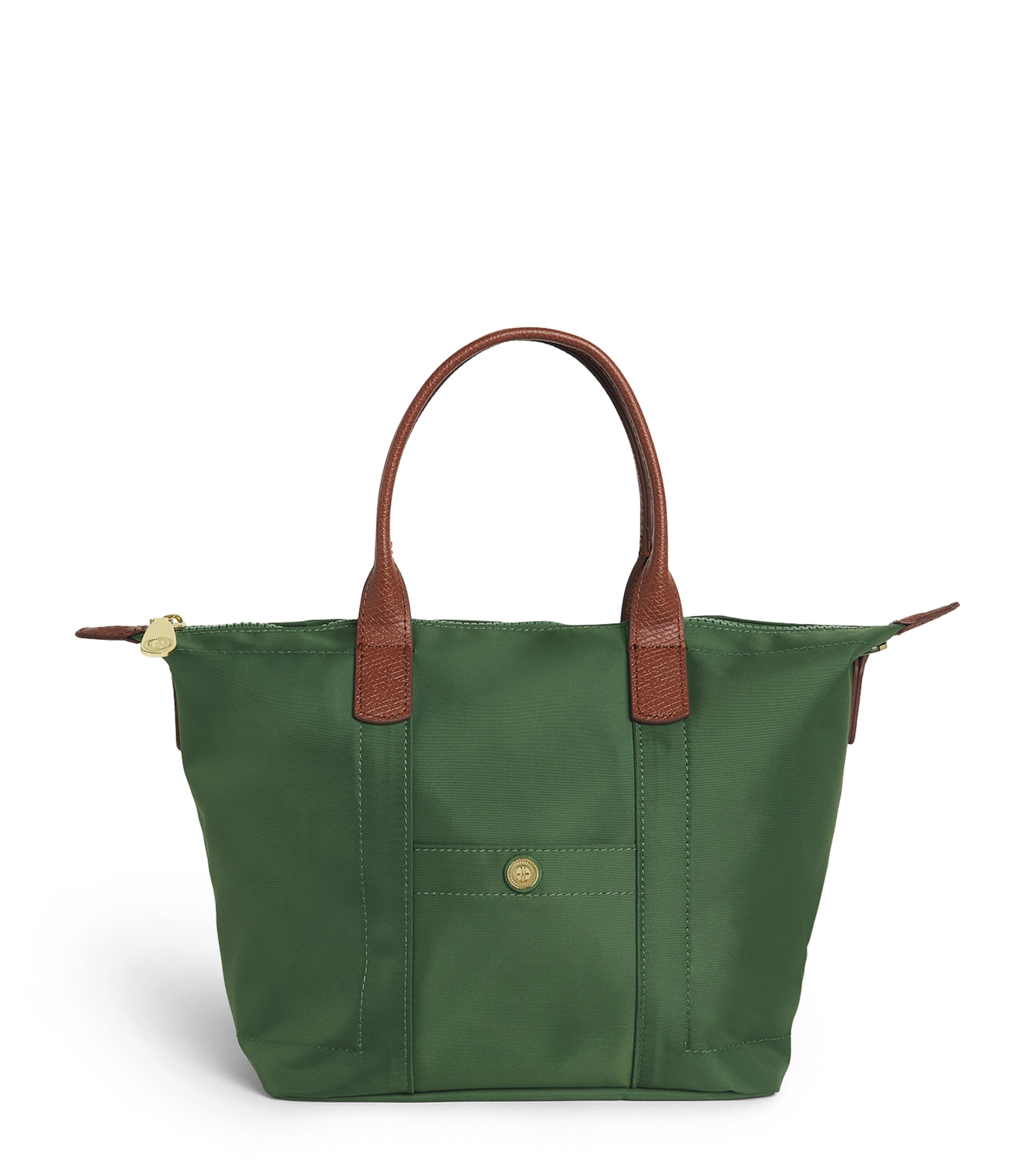 Harrods Grab Nylon Tote Bag In Green