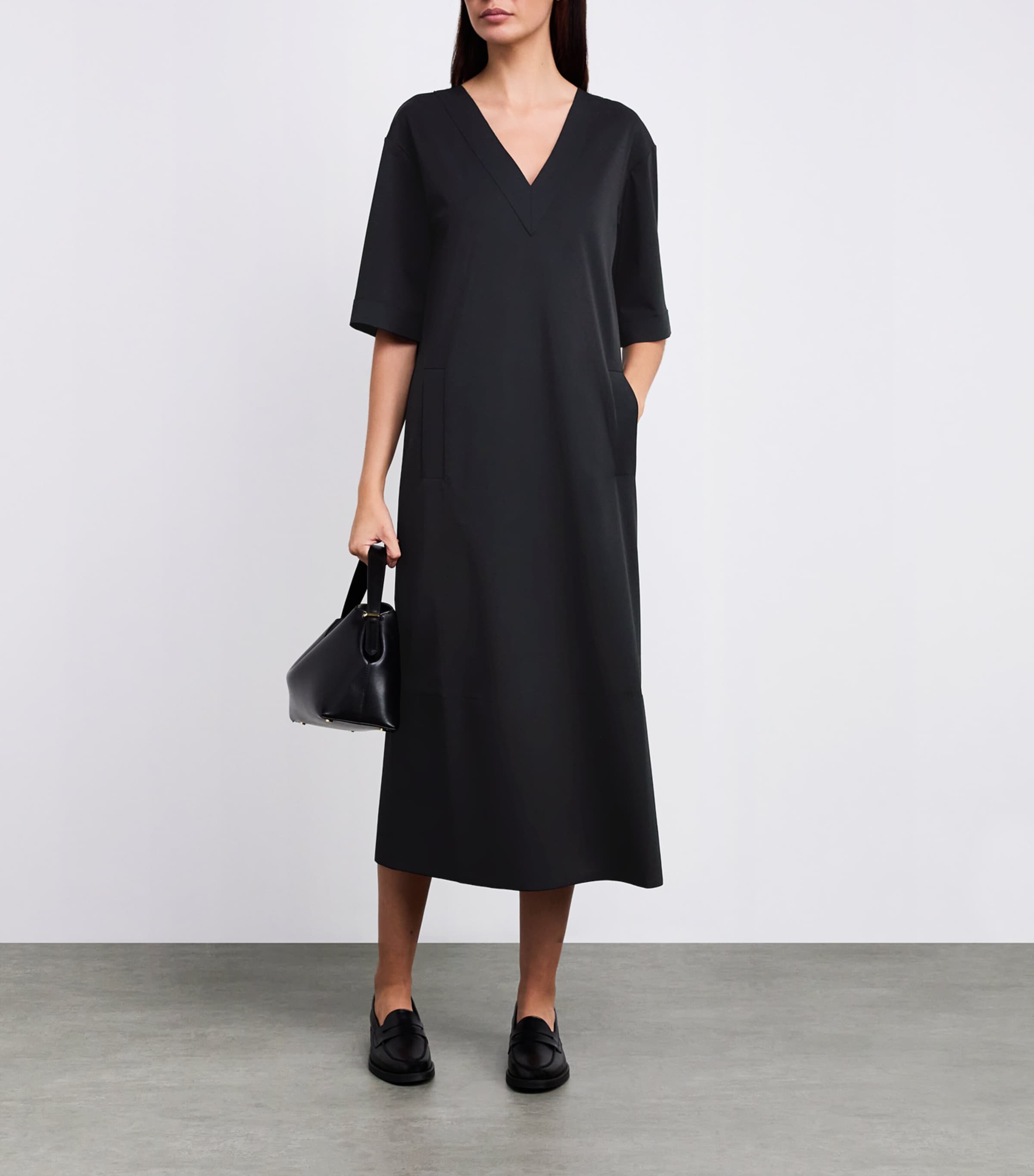 Onagro Midi Dress BLACK Image 2
