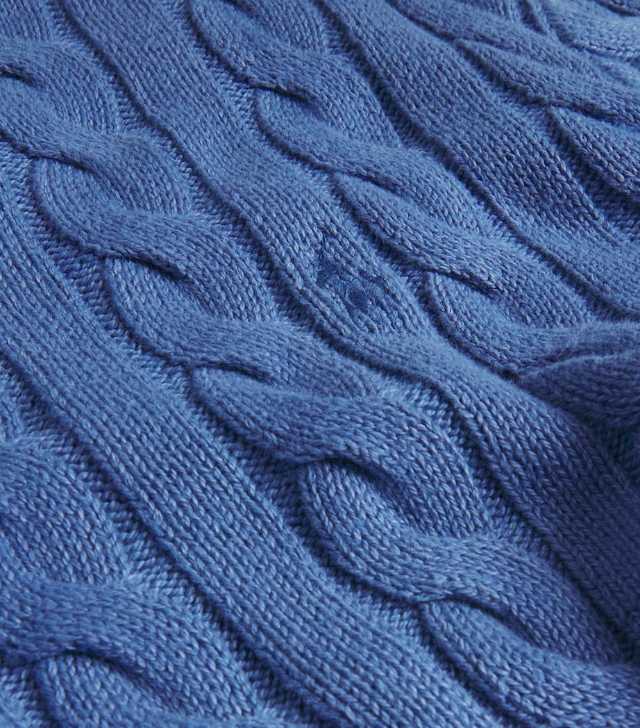 Cotton Crew-Neck Sweater NAVY Image 5