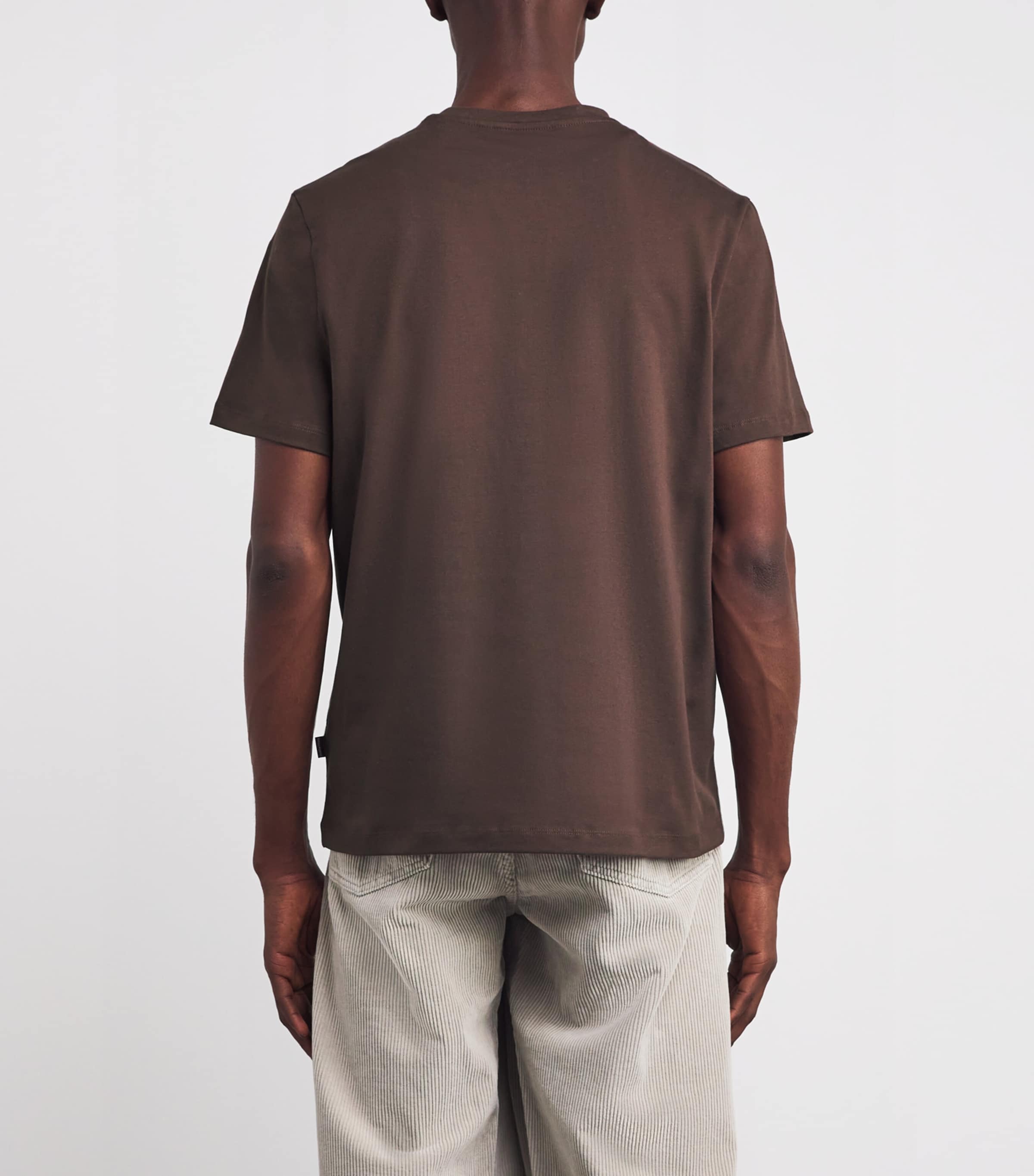 Luxe Performance T-Shirt 1VC - COFFEE BEAN Image 4