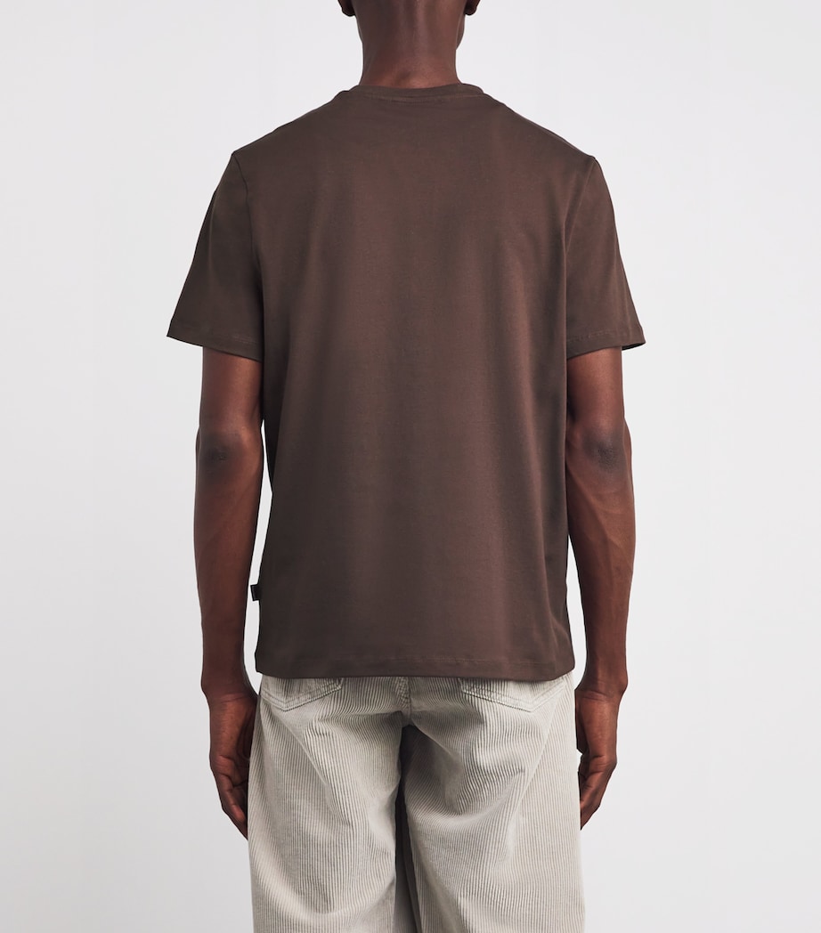 Luxe Performance T-Shirt 1VC - COFFEE BEAN Image 4