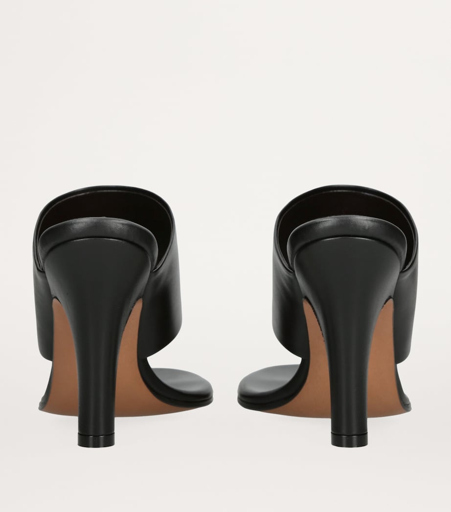 The Row Signum Leather Sandals 85 Black Image 2