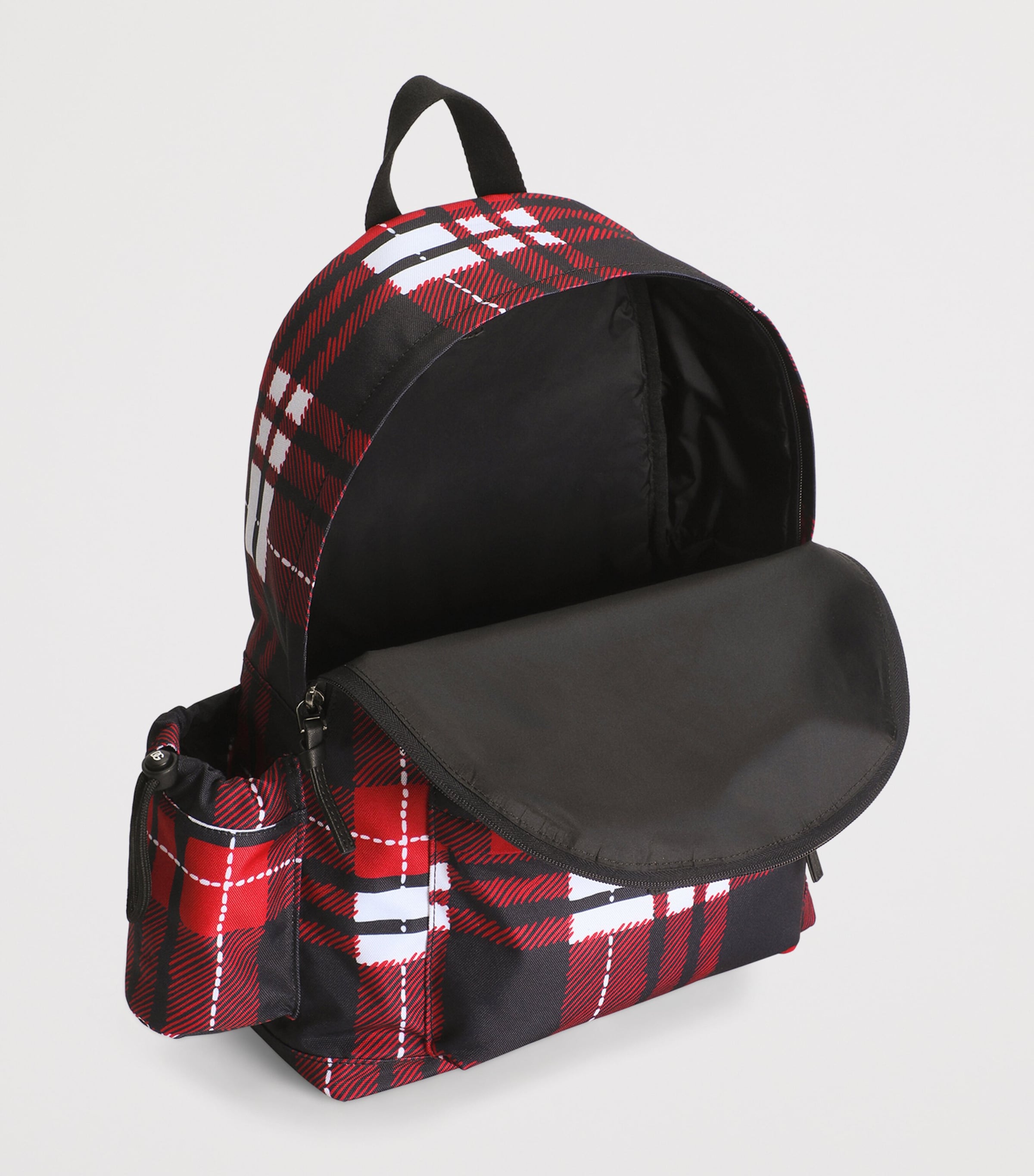 Nylon Tartan Print Backpack HS5QB-TARTAN RO Image 2