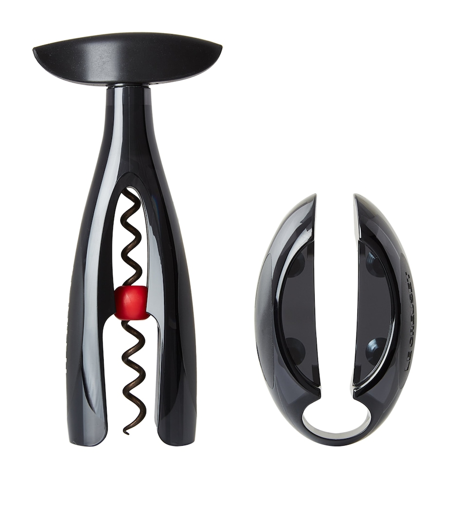 Le Creuset GS 200 Corkscrew and Foil Cutter Set Black Image 2