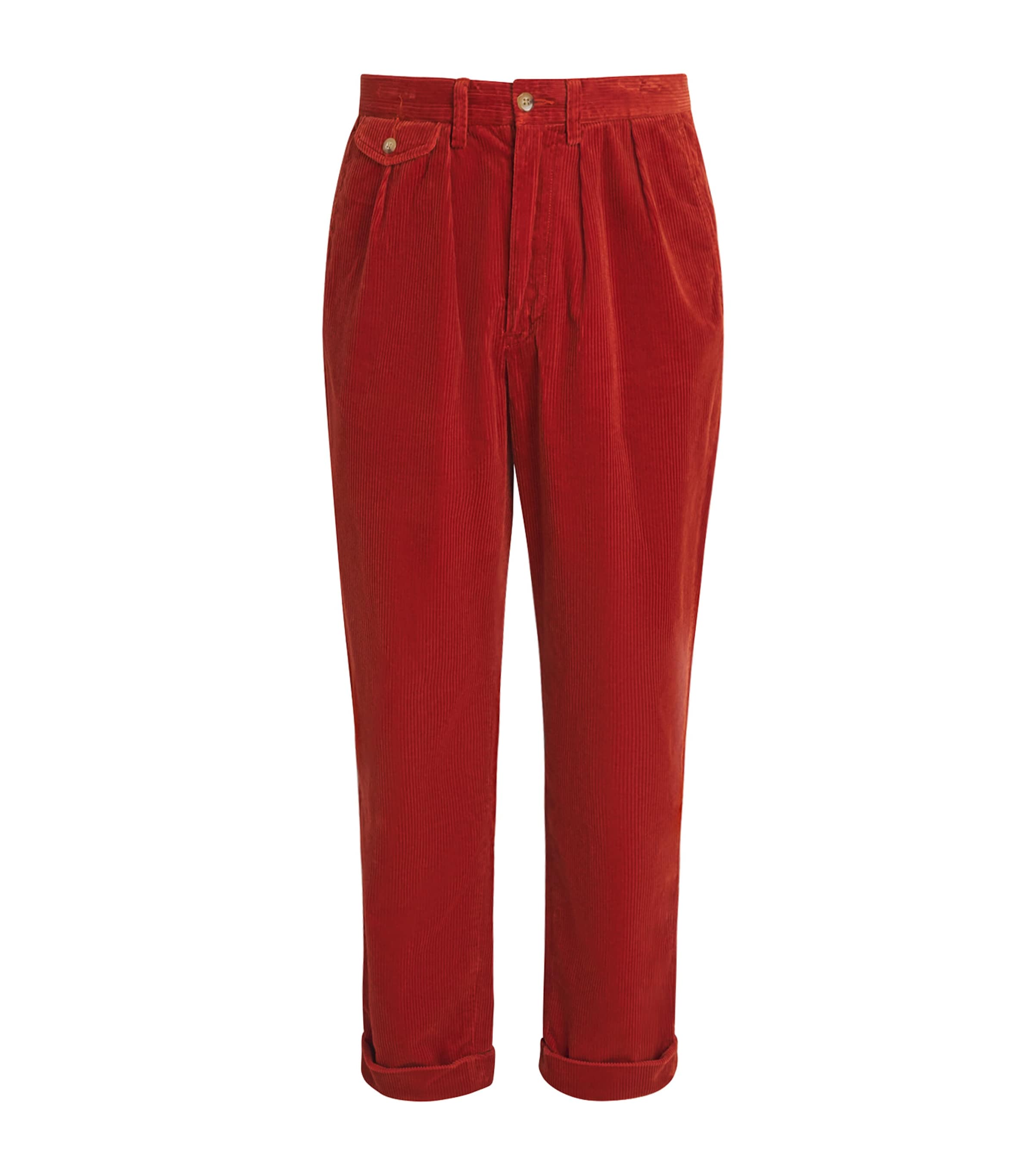 Polo Ralph Lauren Corduroy Whitman Trousers In Red