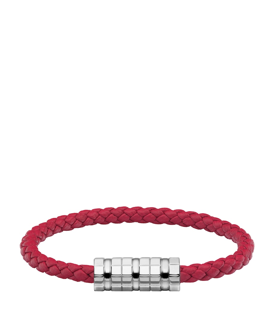 Chopard Leather Ice Cube Bracelet Red Image 1