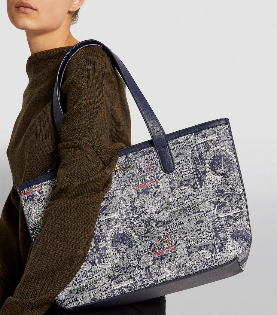 Harrods Landmarks Shoulder Bag Green Image 5