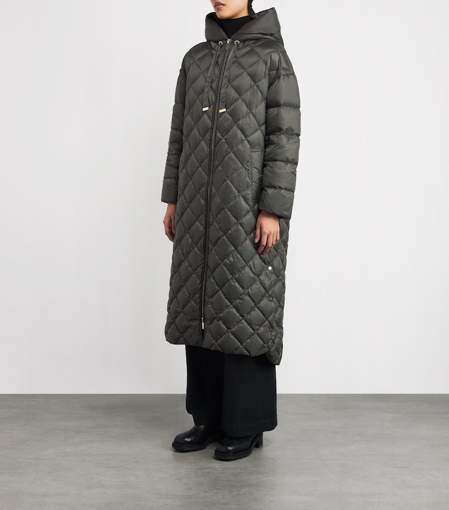 The Cube Diamond-Quilted Parka GREEN Image 3