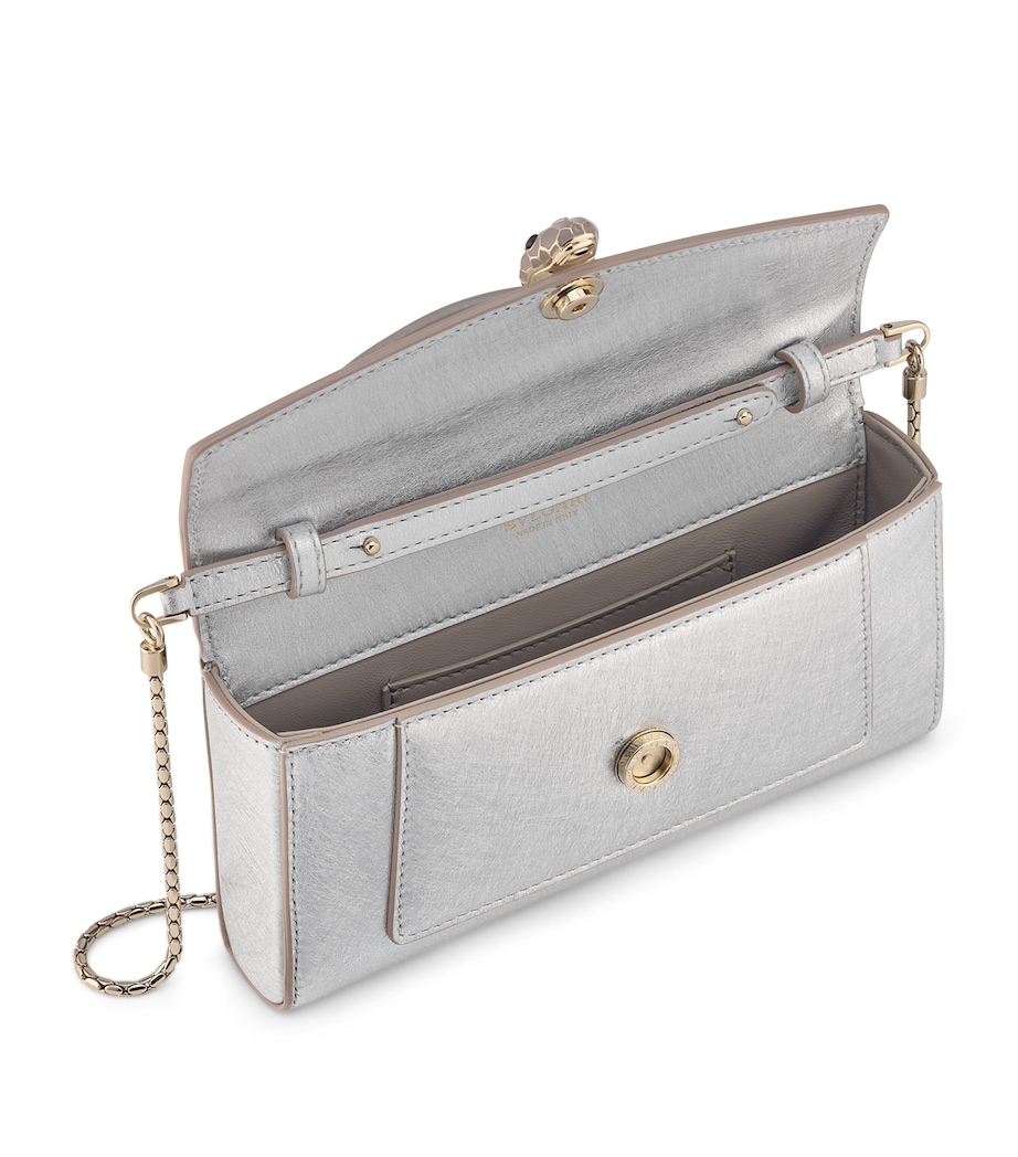 Serpenti Forever Cross-Body Phone Bag SILVER Image 6