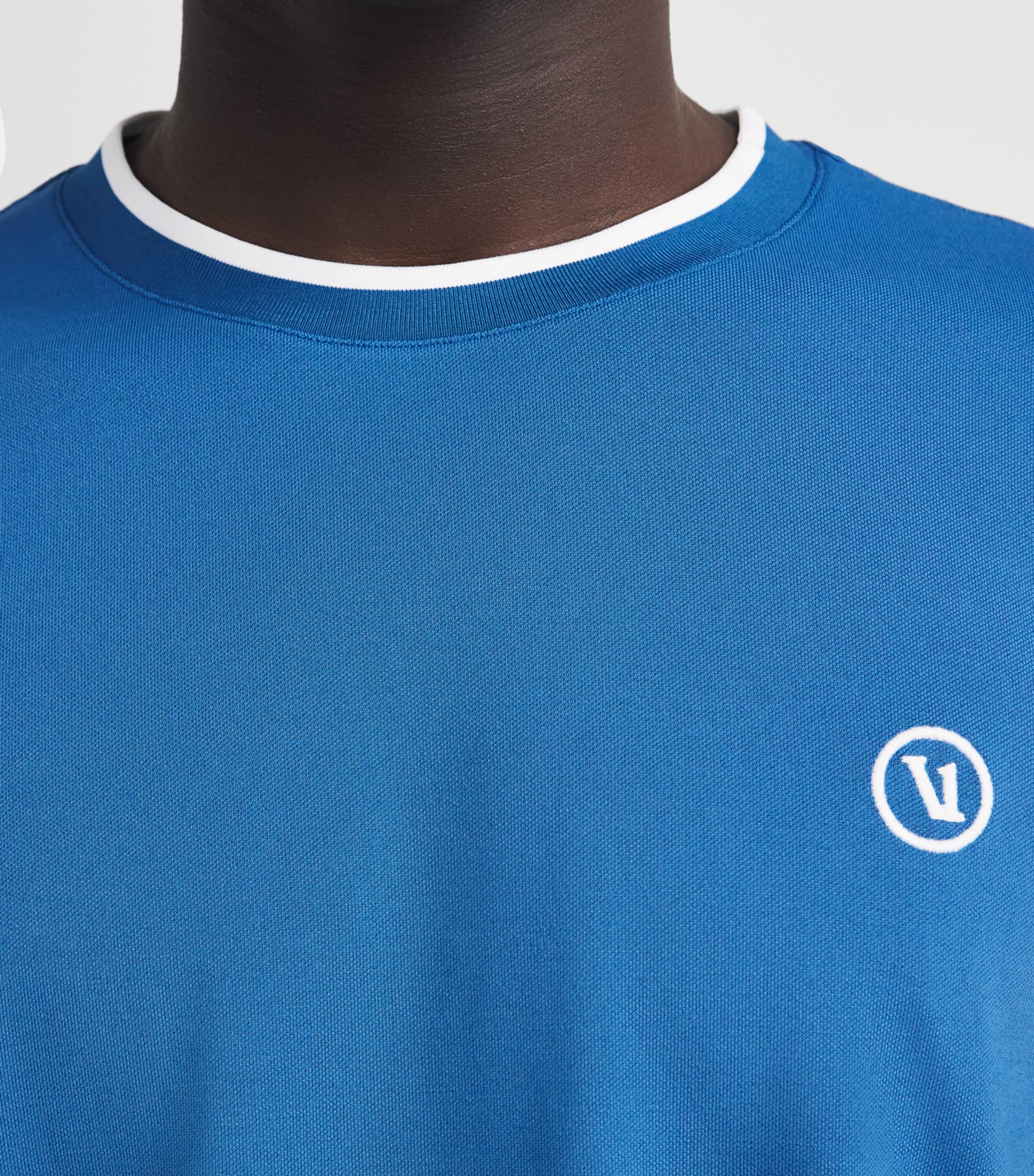 VUORI Mens Logo Gamepoint T-Shirt Tbl Court Blue Image 3