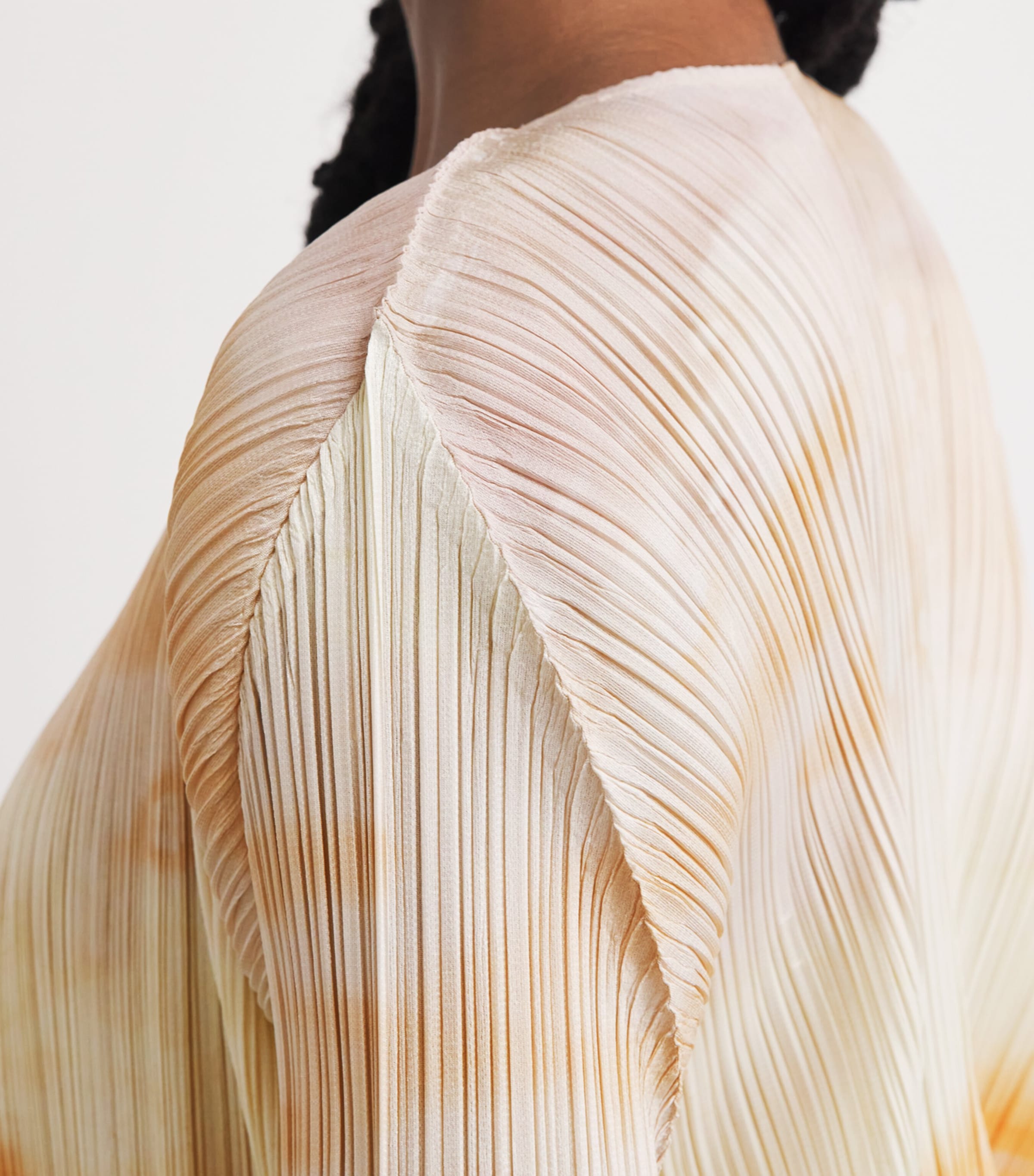 Pleats Please Issey Miyake Womens Sea Bubble Cardigan Greige Image 3