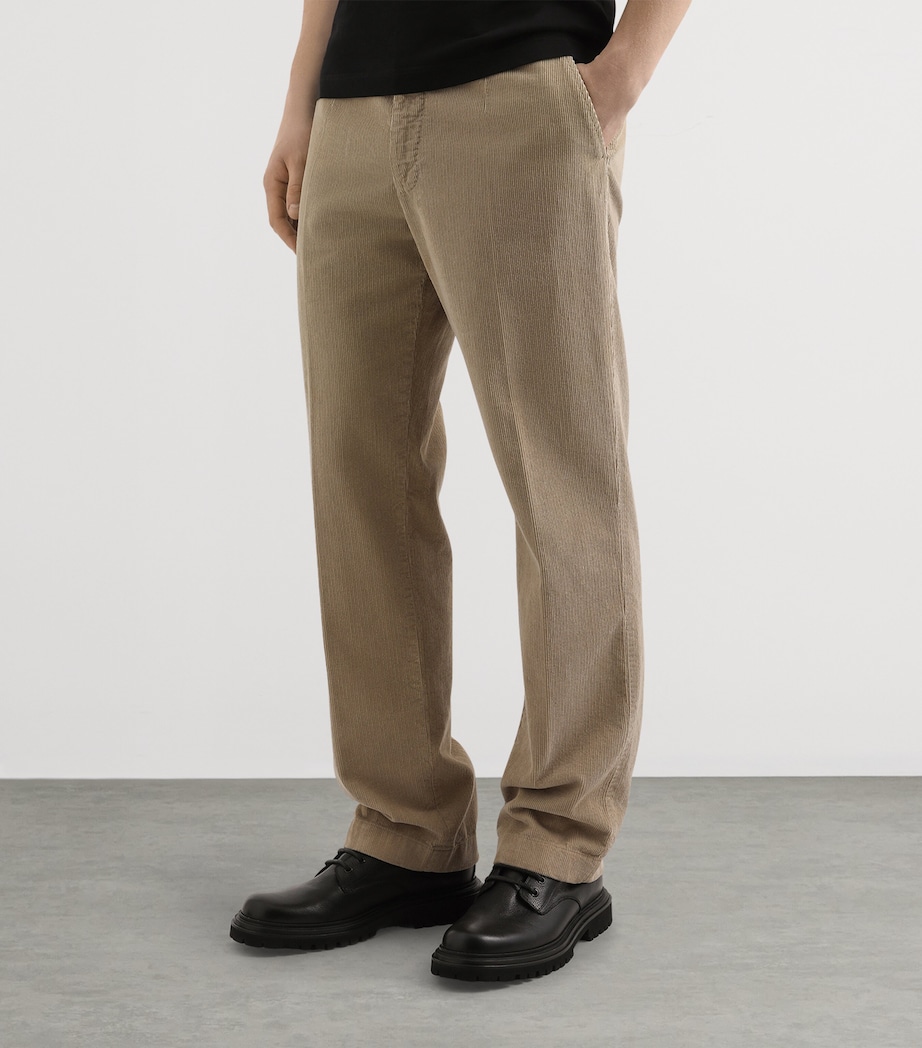 Corduroy Trousers M0131-BEIGE Image 3