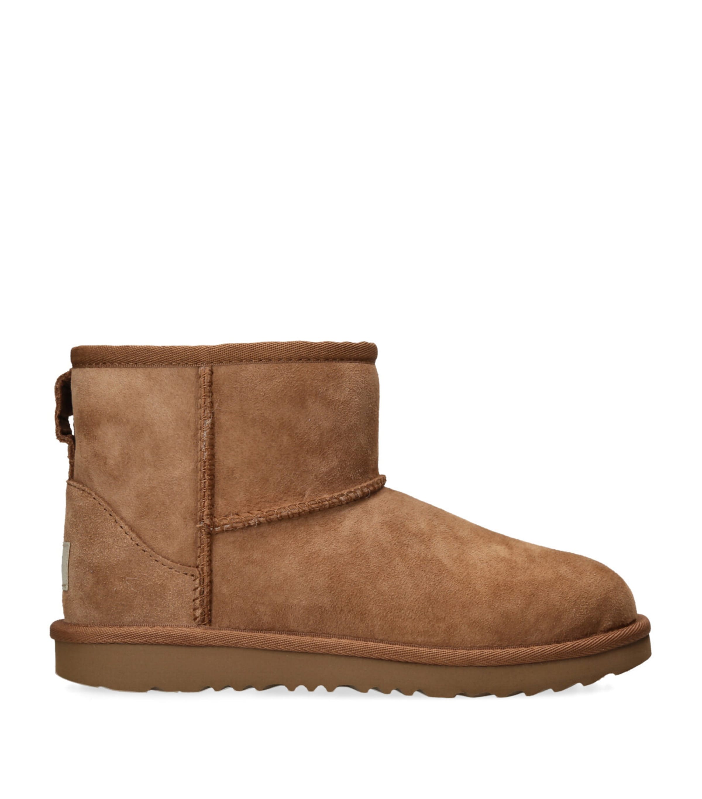 UGG Kids Brown Suede Classic Mini II Boots Harrods MK