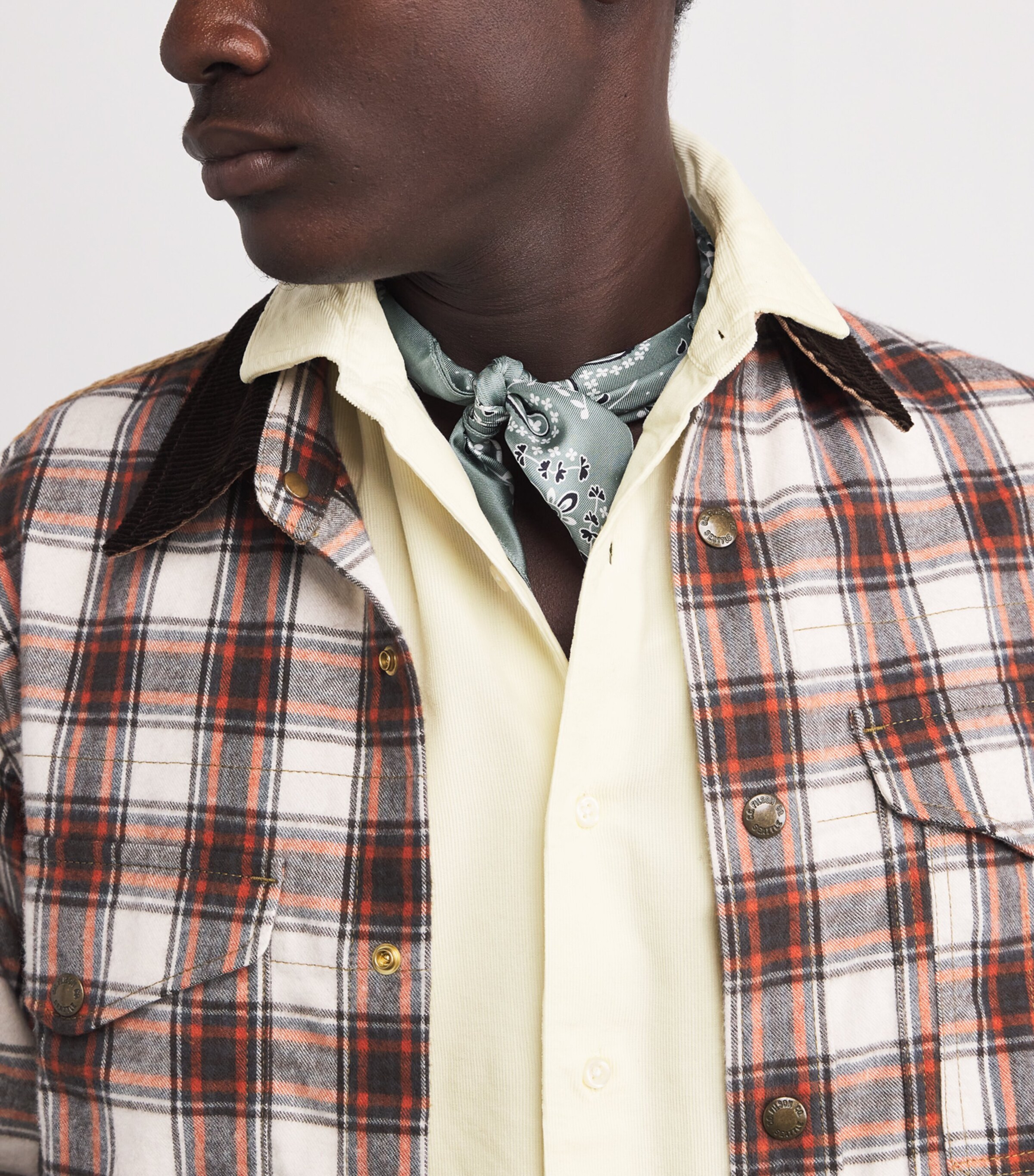 Cotton Corduroy Logo Shirt NATURAL Image 6