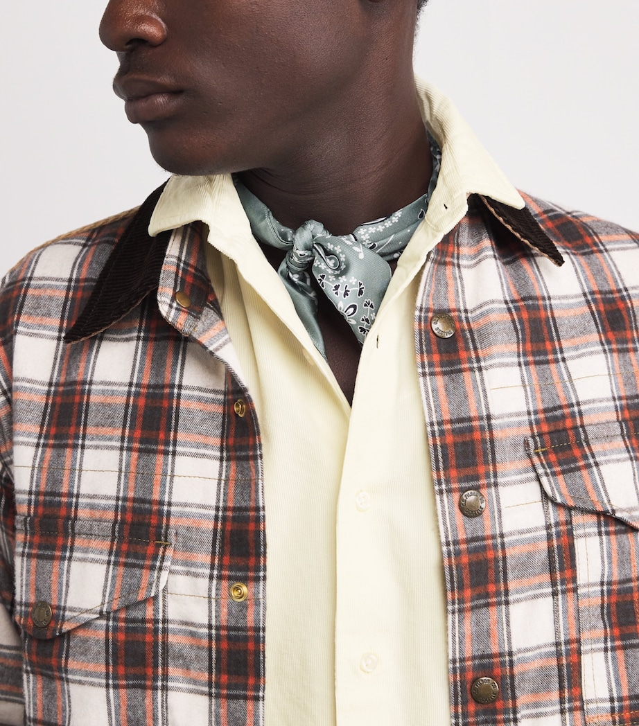 Cotton Corduroy Logo Shirt NATURAL Image 6