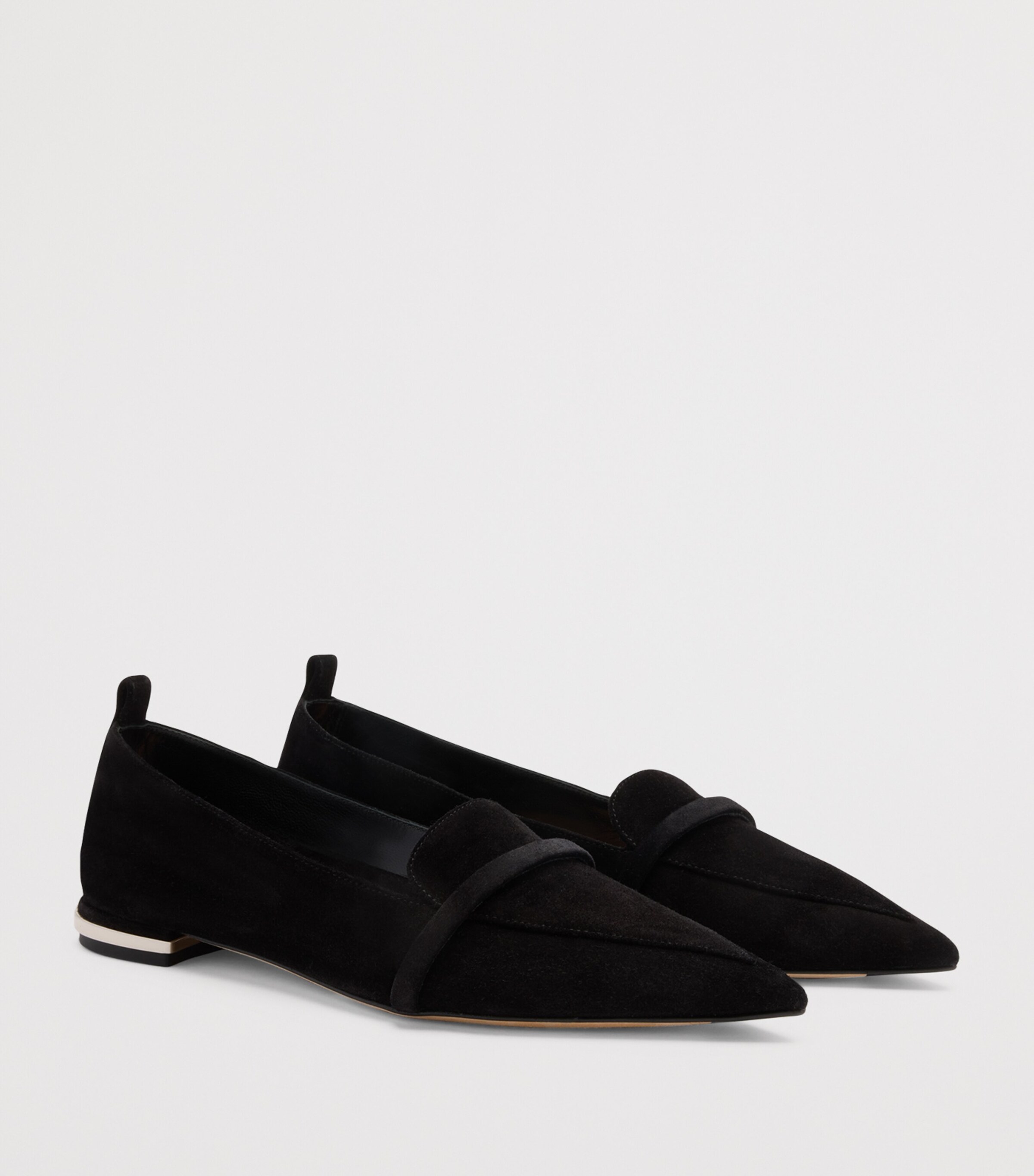 Leather Dora Loafers BLACK Image 3