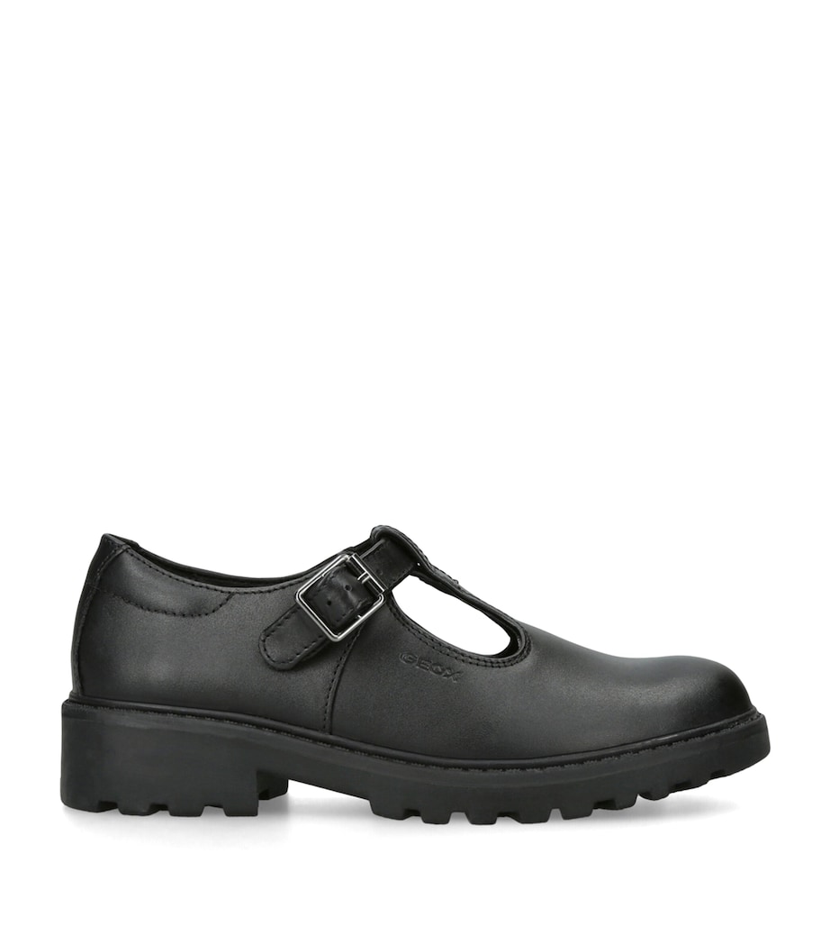 Leather Casey Mary Jane Shoes BLACK Image 1