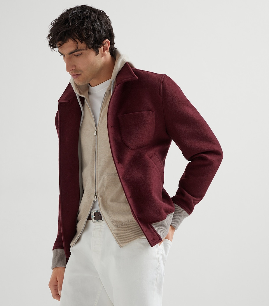 Cashmere Zip-Up Hoodie CS396 Image 5