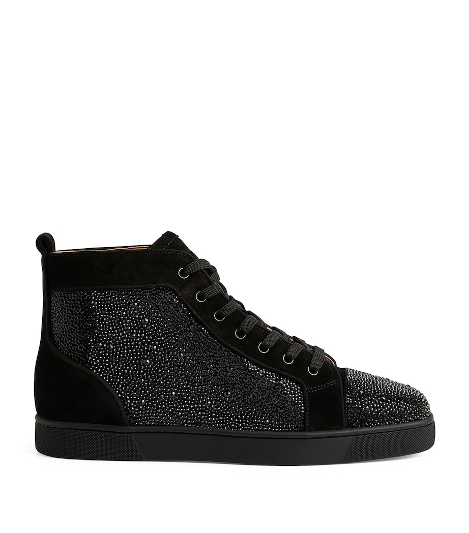 Louis Strass High-Top Suede Sneakers BK01 Image 6