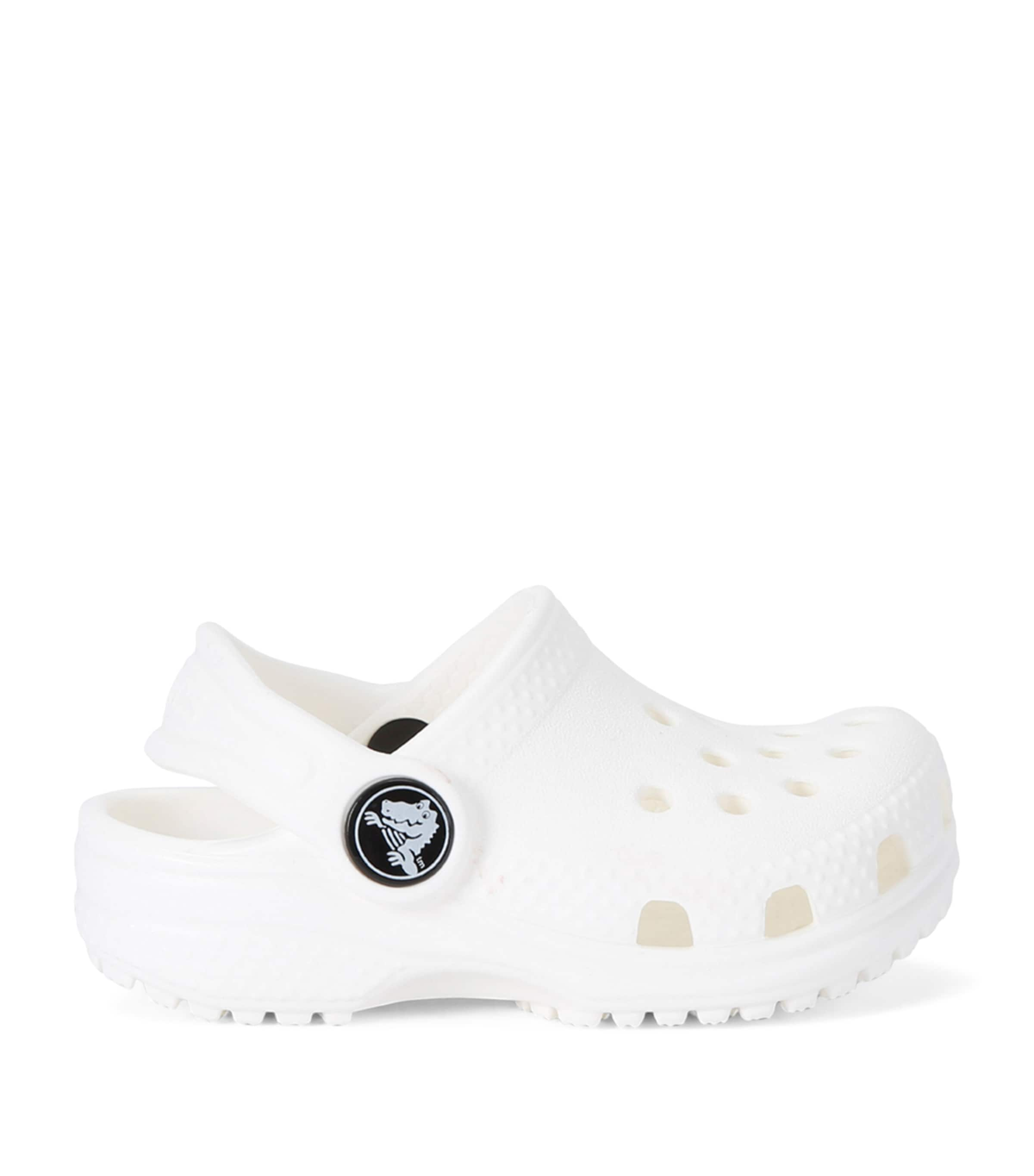 Crocs Kids' Classic Clogs In White