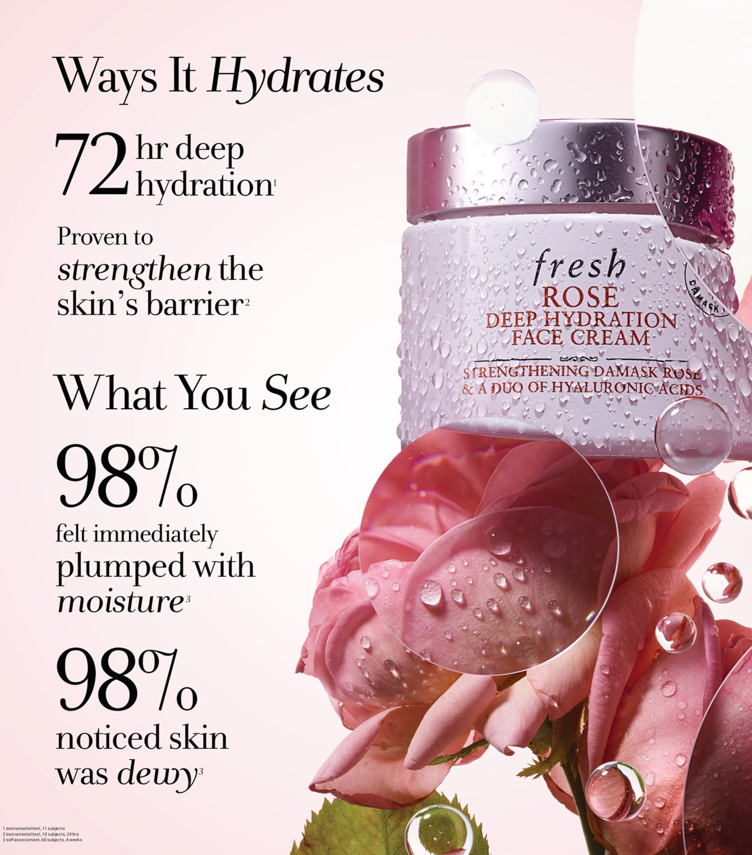 Rose Hydration Face Cream (15ml) NO COLOUR Image 7