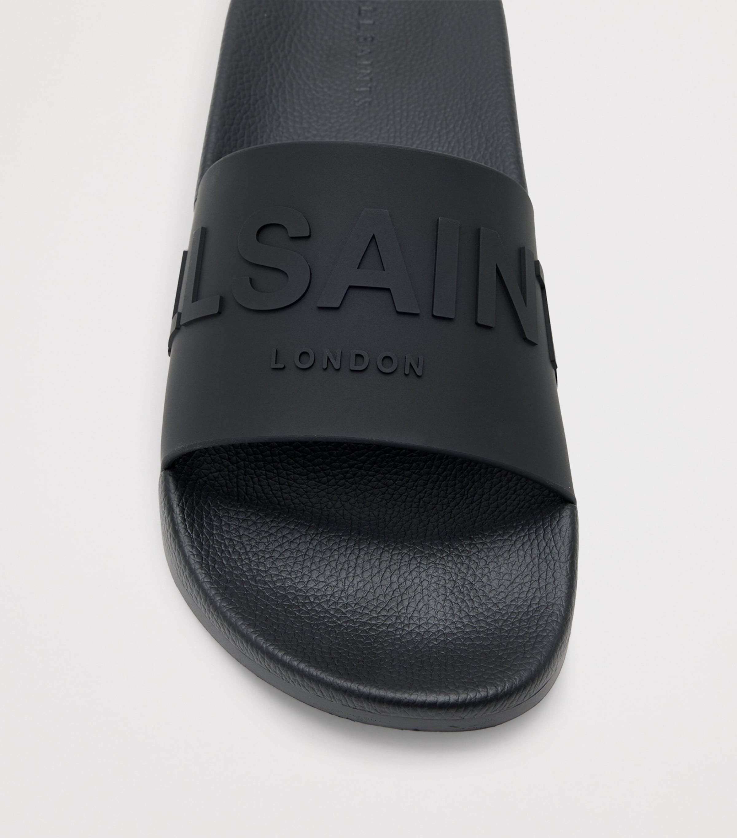 AllSaints Rubber Biggy Slides Black Image 3