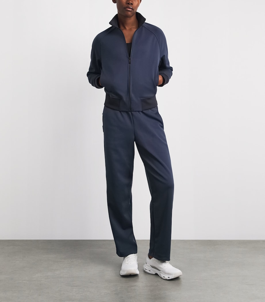 On Womens Courtside Zip-Up Jacket Dark Blue Image 2