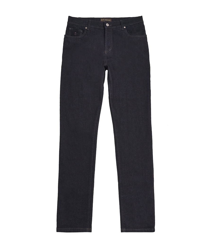 Straight-Cut Jeans 34 BLUE RINSE Image 1