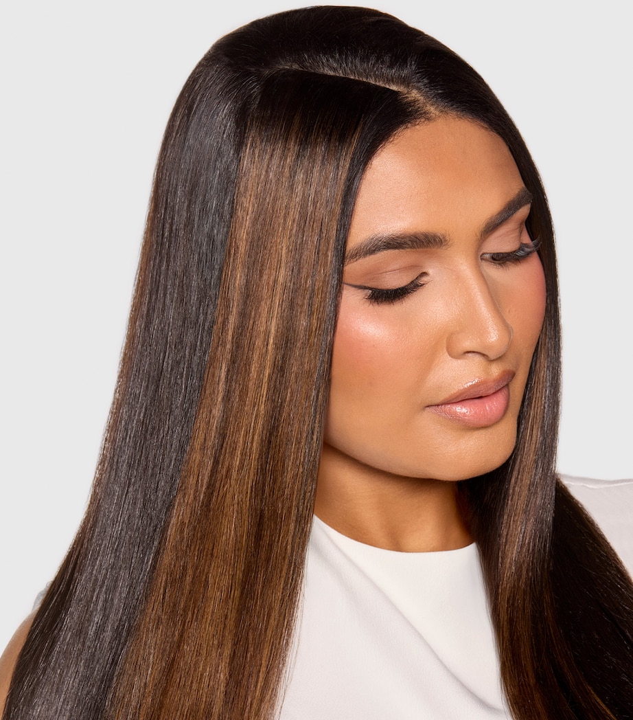 Beauty Works x Huda BARELY THERE Mix & Match Minis Clip-In Hair Extensions (20") RAVEN Image 5