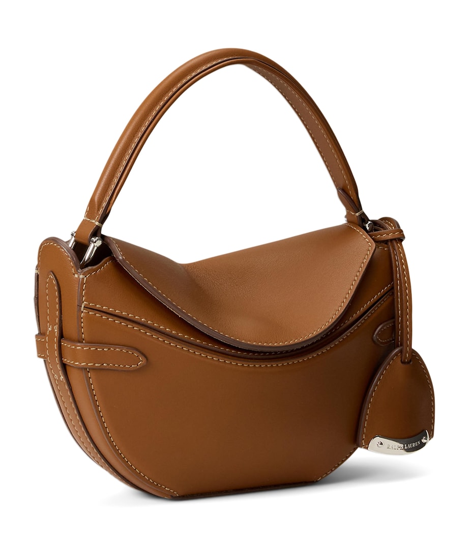 Ralph Lauren Collection Mini Leather Cross-Body Bag Rl Gold Image 1