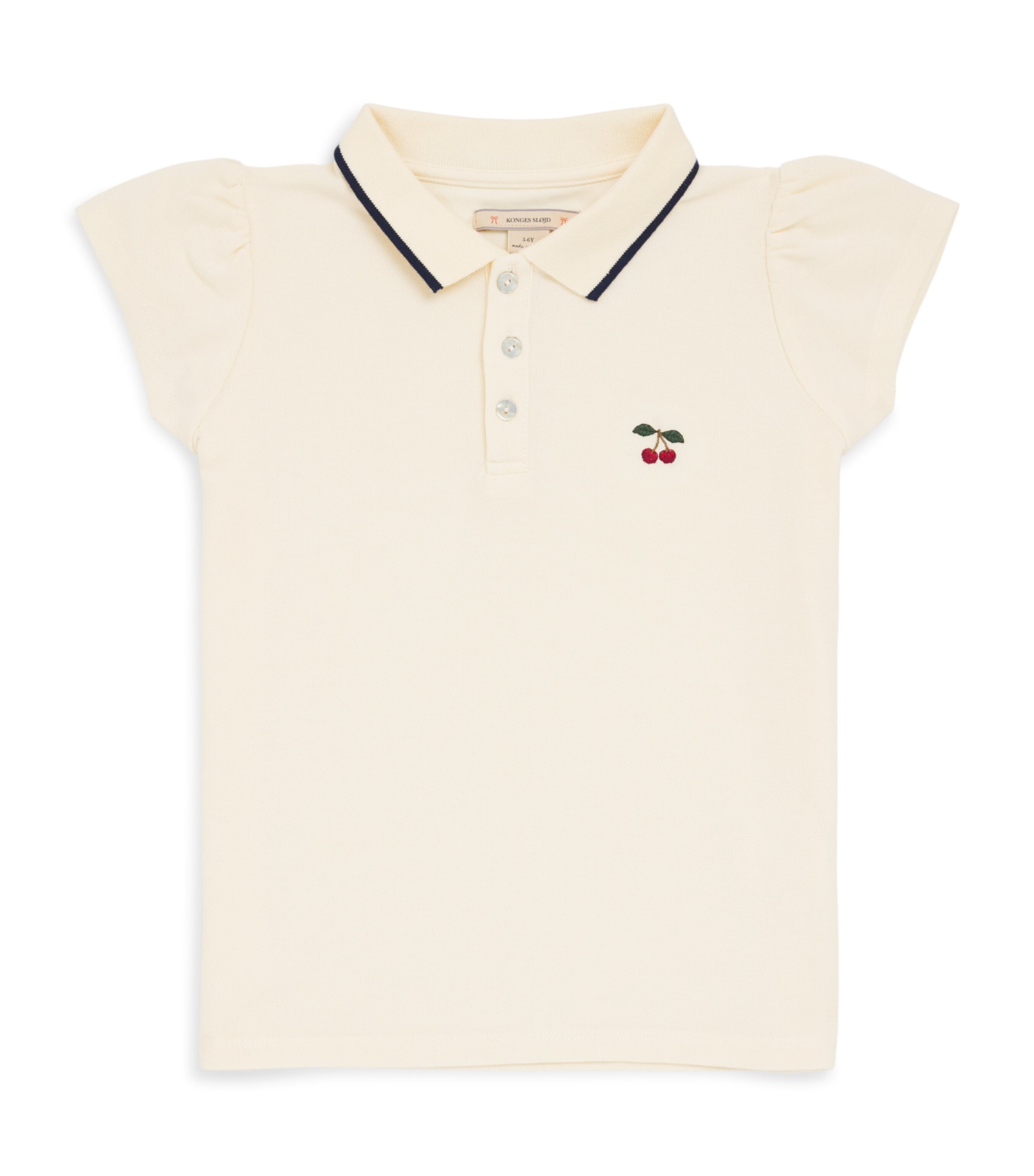 KONGES SLOJD Cotton-Blend Polo Shirt (6 Months-10 Years) Antique Image 1